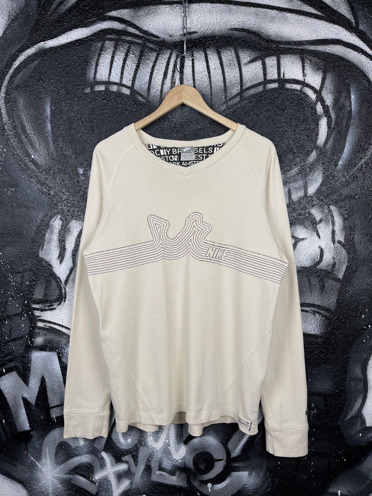 Japanese Brand Nike Y2K Athletic Tailwind Long Sleeve T-Shirt Size Large Size US L / EU 52-54 / 3 - 2 Thumbnail