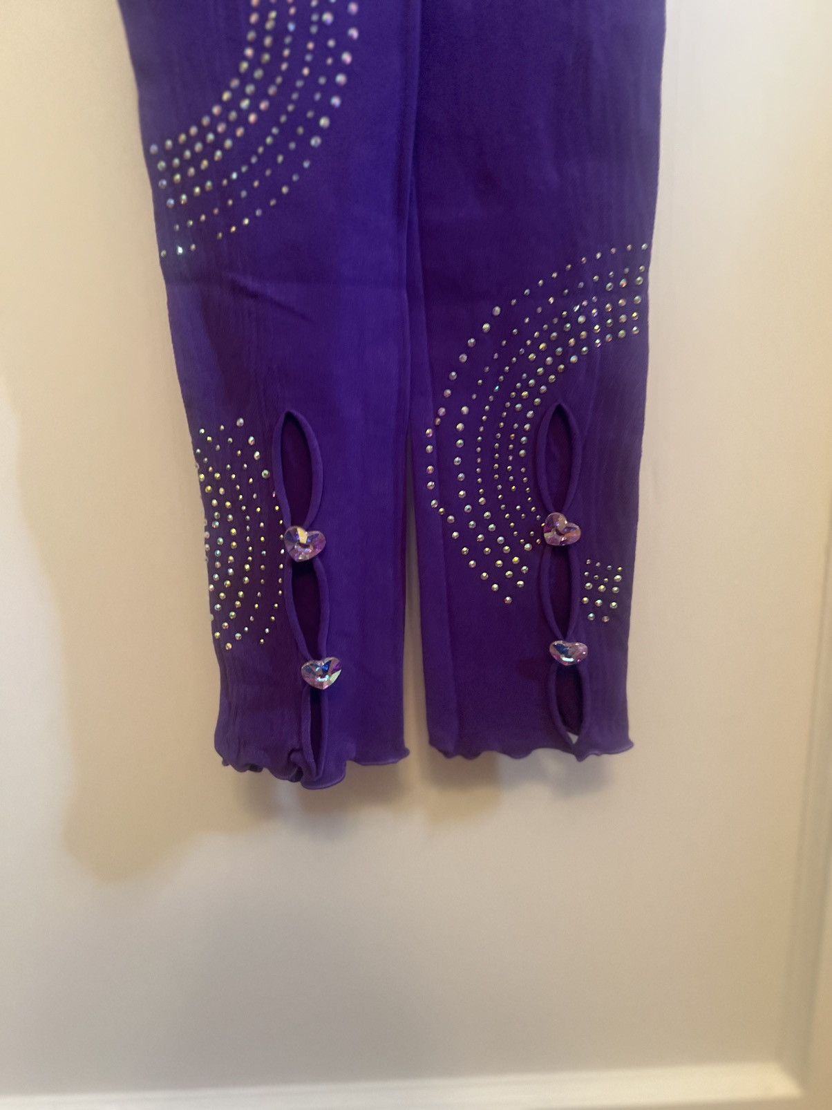 Poster Girl ONE SIZE PURPLE poster, girl jumpsuit Size 26" / US 2 / IT 38 - 2 Thumbnail