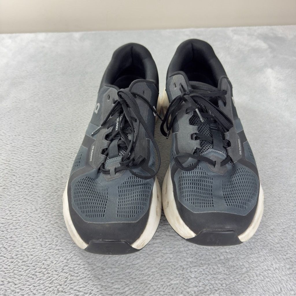 On On Cloudrunner 2 Men's Size 13 US/12.5 UK/48 EU Eclipse/Blac Size US 13 / EU 46 - 12 Thumbnail