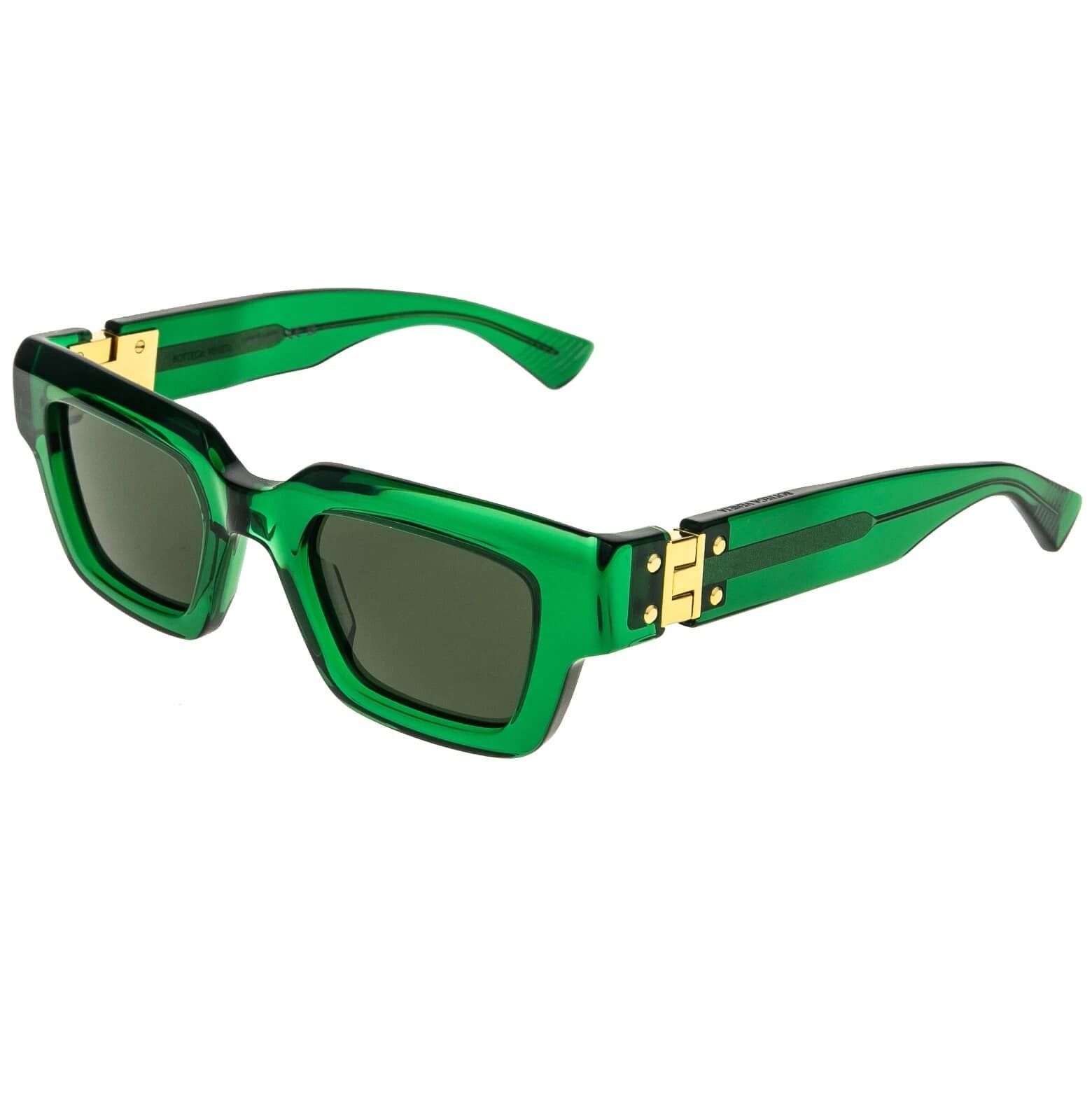Bottega Veneta BOTTEGA VENETA HINGE BV1230S Transparent Sunglass 1230 002 Size ONE SIZE - 4 Thumbnail