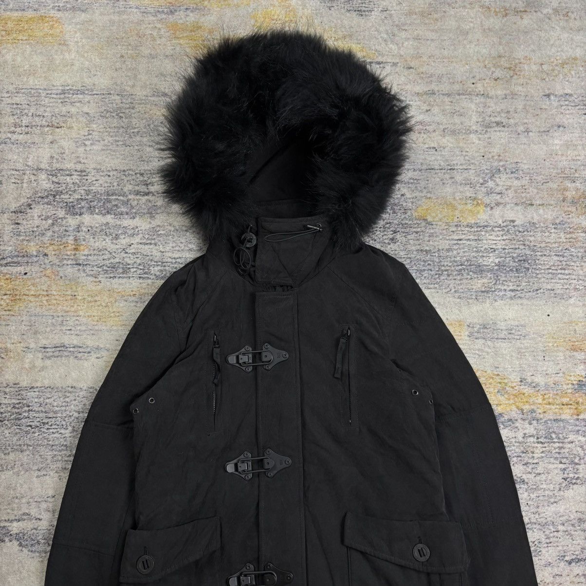 Japanese Brand Sly raccoon fur hoodie jacket vkei style Size US S / EU 44-46 / 1 - 9 Thumbnail