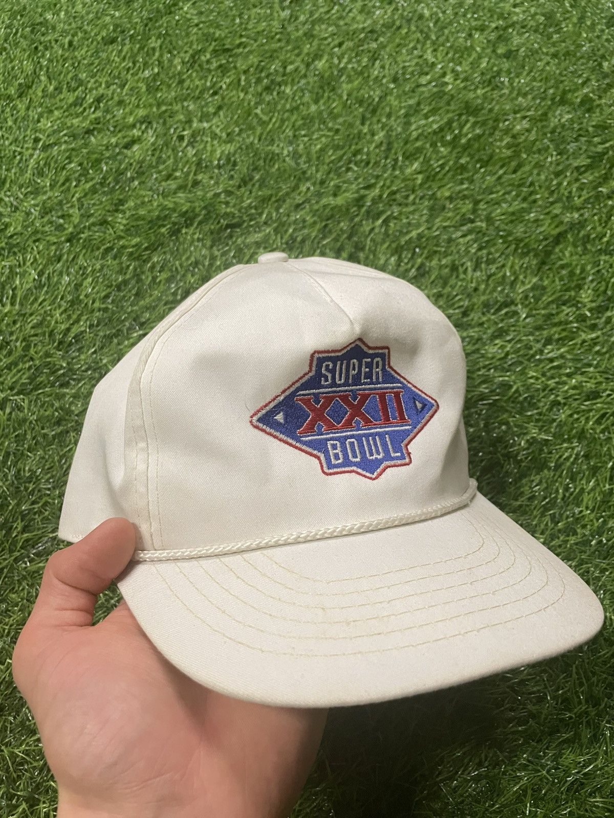 NFL × Vintage Vintage NFL 1987 Super Bowl Adjustable Hat Size ONE SIZE - 1 Thumbnail
