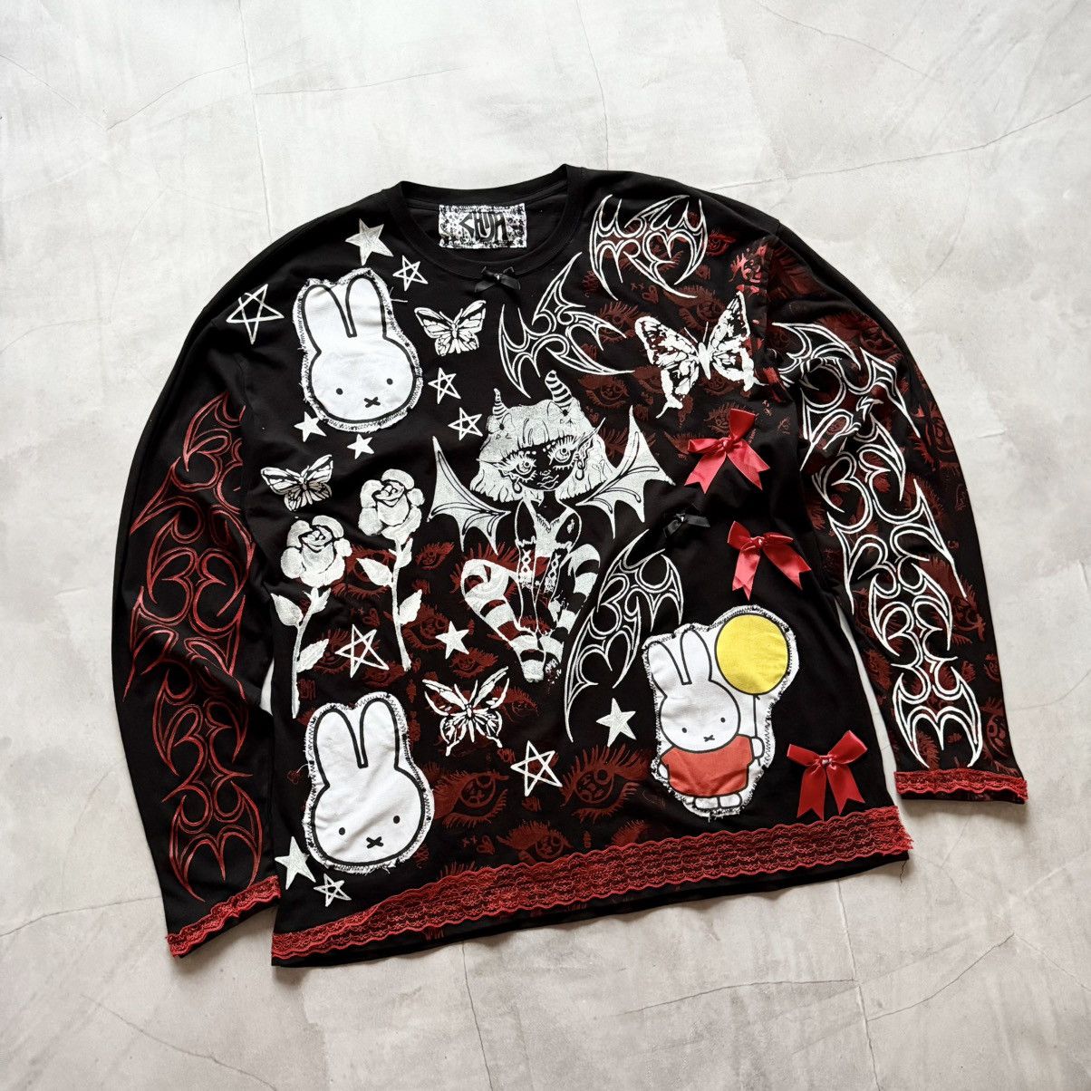 Drain Gang Chija Vibe Drain Gang Sad Boys Custom Long Sleeve T Shirt Size US XL / EU 56 / 4 - 1 Thumbnail