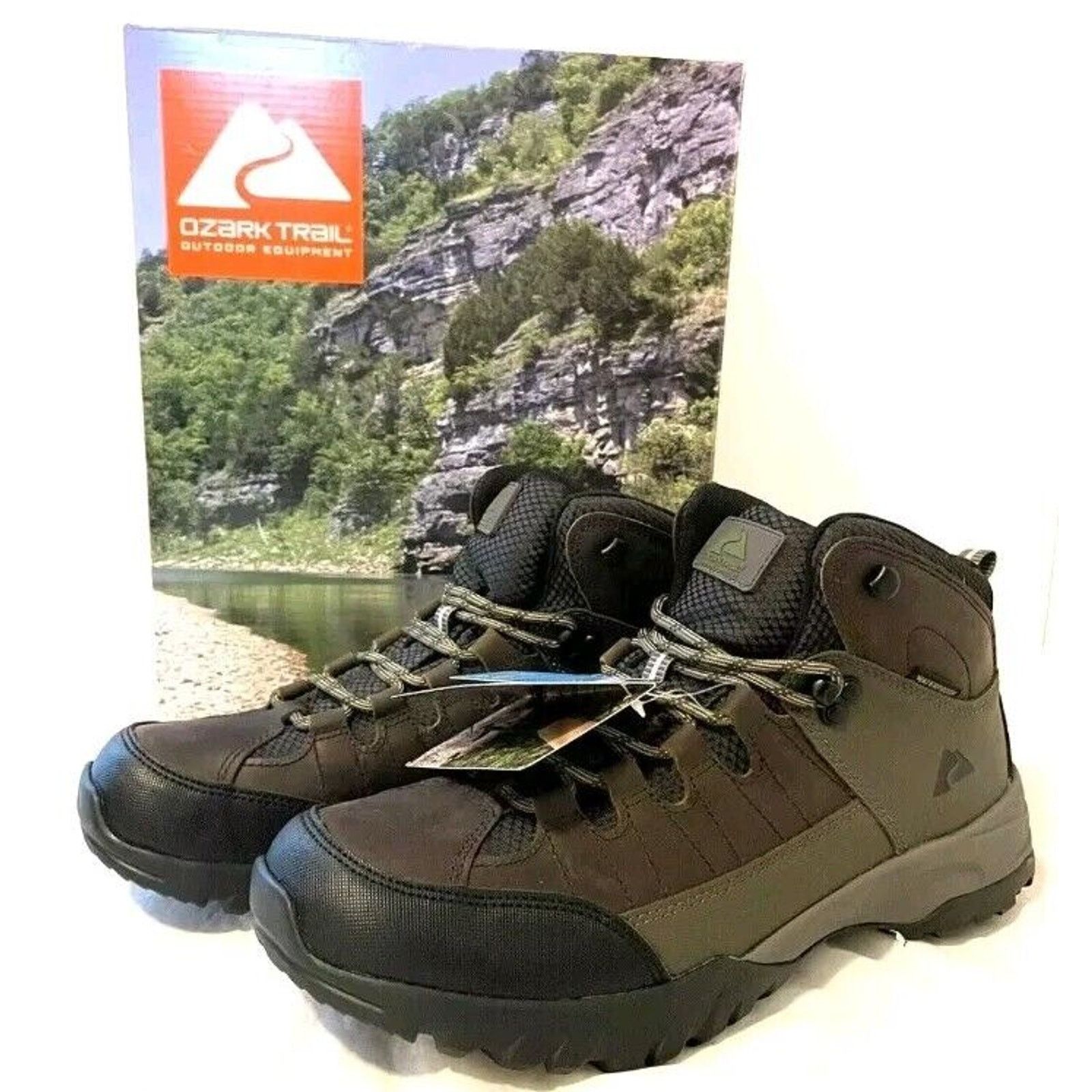 & Other Stories Ozark Trail Men Hikers Waterproof Brown Leather Boots Size 7 Size US 7 / EU 40 - 1 Thumbnail