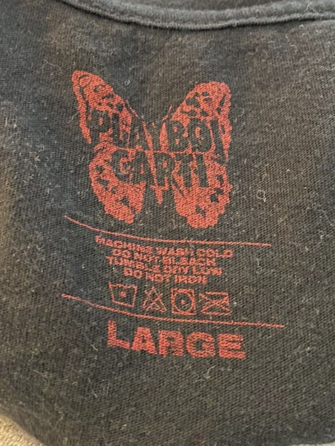 Playboi Carti Playboi Carti AWGE Airbushed Tour Merch Tee in Black Size US XL / EU 56 / 4 - 2 Thumbnail
