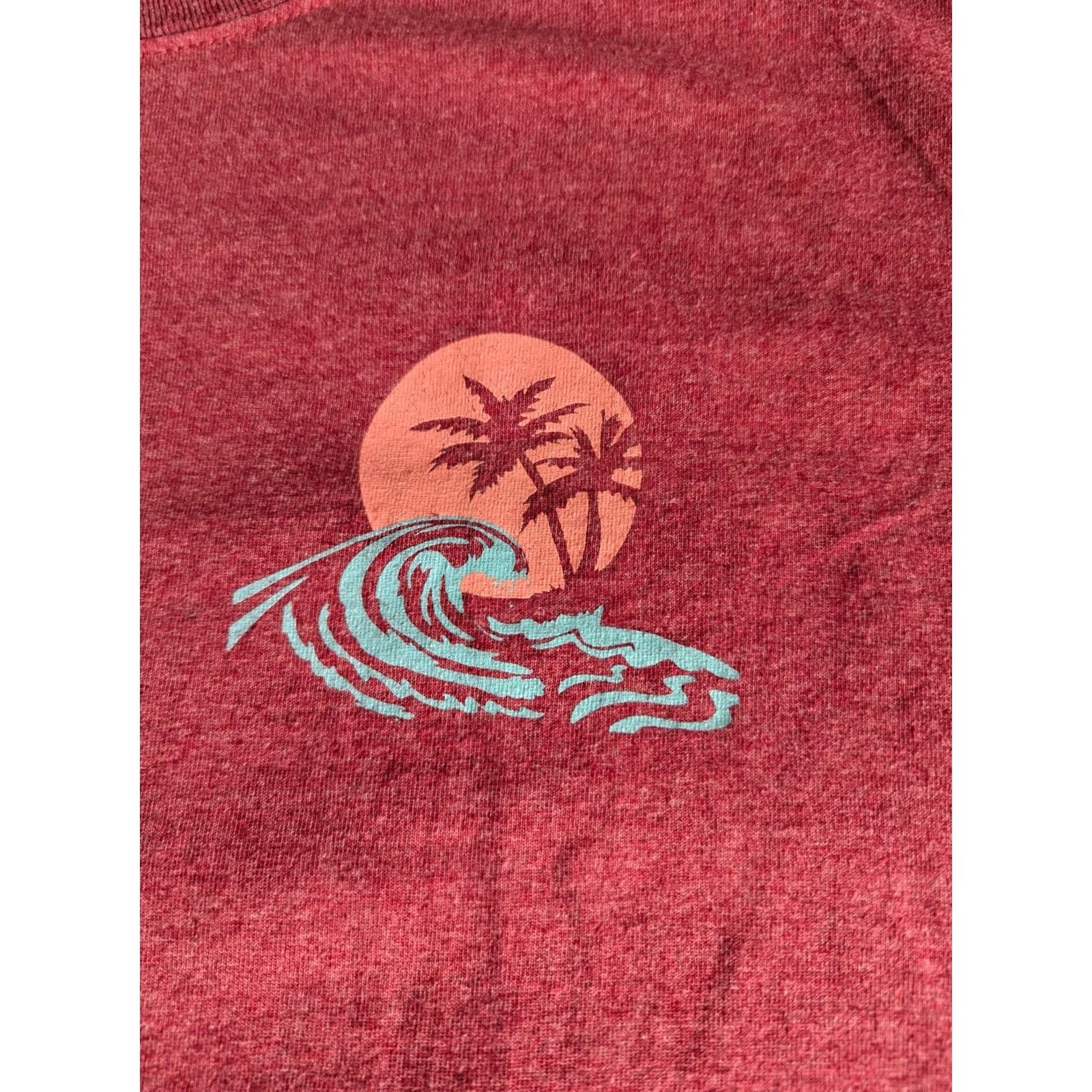 Vintage Surf Ministry Graphic Tee Shirt Mauve Men's L Palm Beach California Logo T-Shirt Beach California Logo Short Sleeve Crew Neck Cotton Size US L / EU 52-54 / 3 - 3 Thumbnail