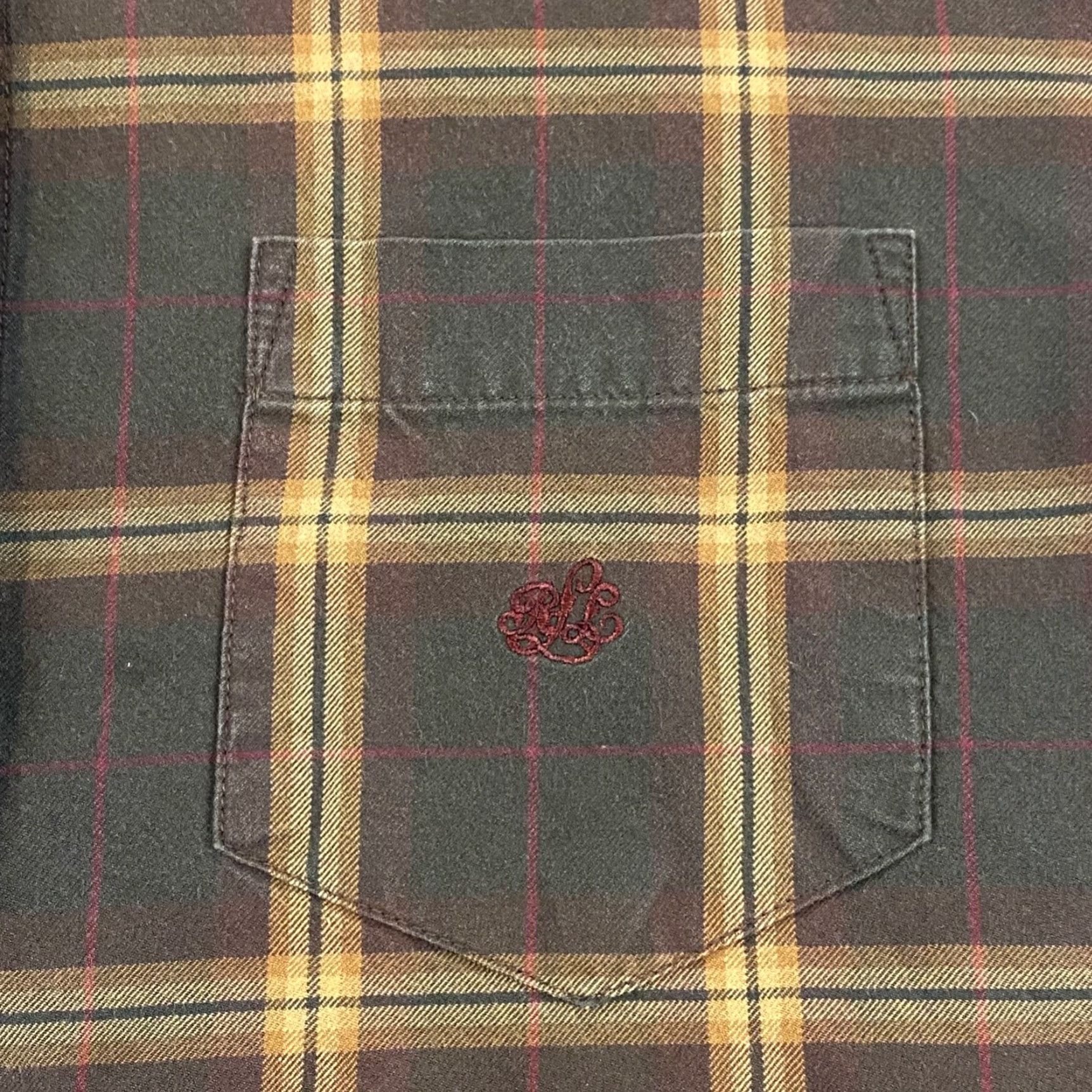 Ralph Lauren VINTAGE Ralph Lauren Shirt Womens Medium Brown Plaid Long Sleeve Button-Up Casual Outdoors Size M / US 6-8 / IT 42-44 - 3 Thumbnail