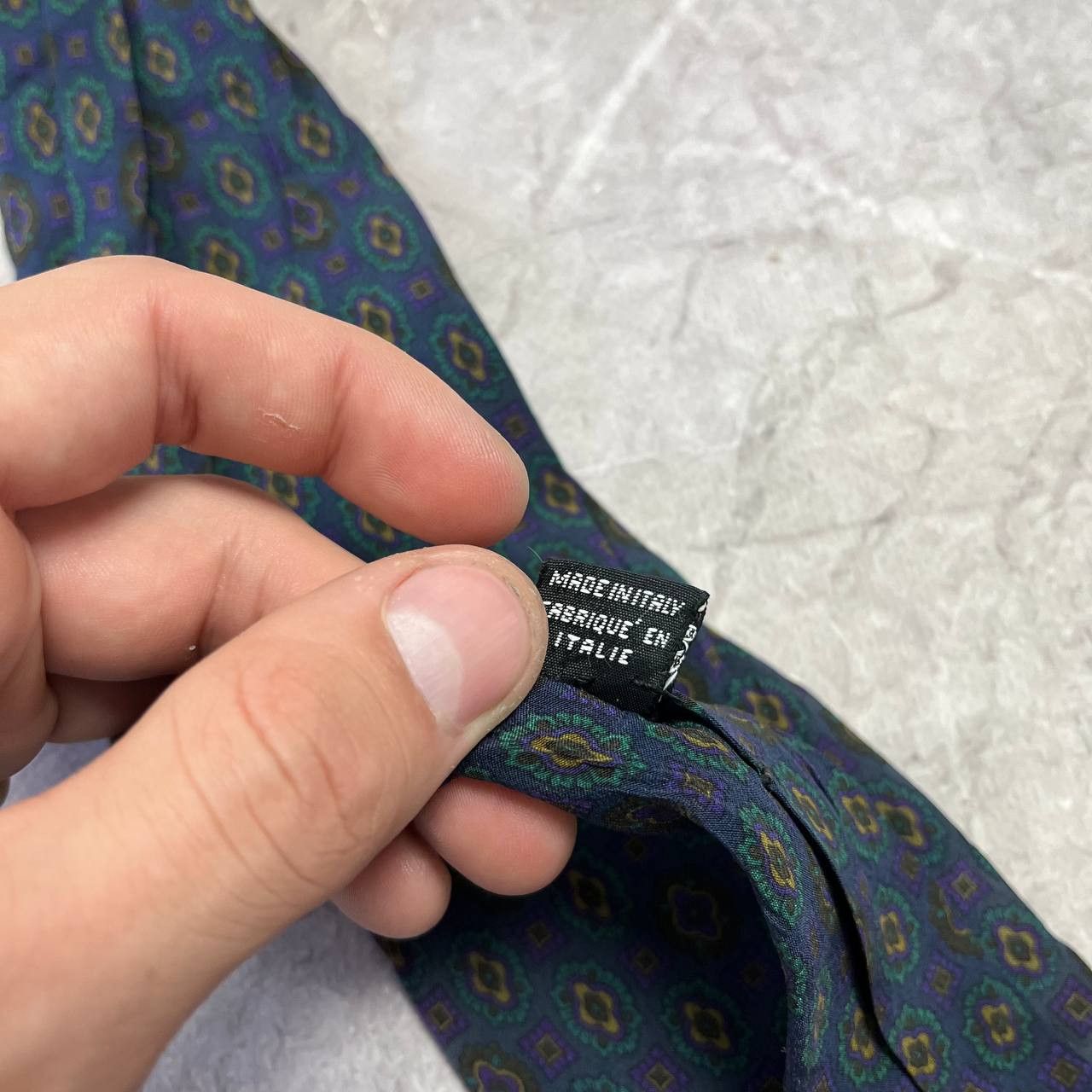 Yves Saint Laurent YVES Saint Lauren 100% Silf Tie Seta Cravatta Mens Size ONE SIZE - 4 Thumbnail