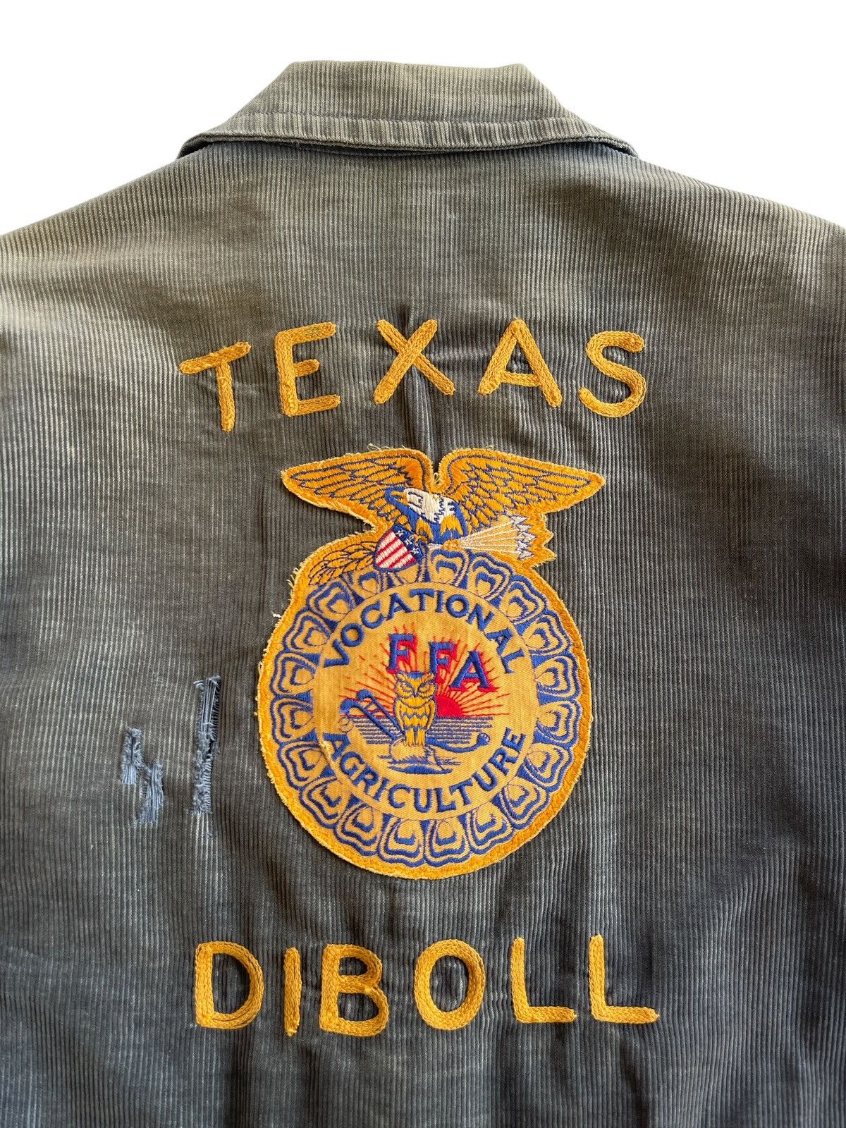 Vintage 70s FFA Texas Diboll Distressed Faded Jacket Size US S / EU 44-46 / 1 - 12 Thumbnail