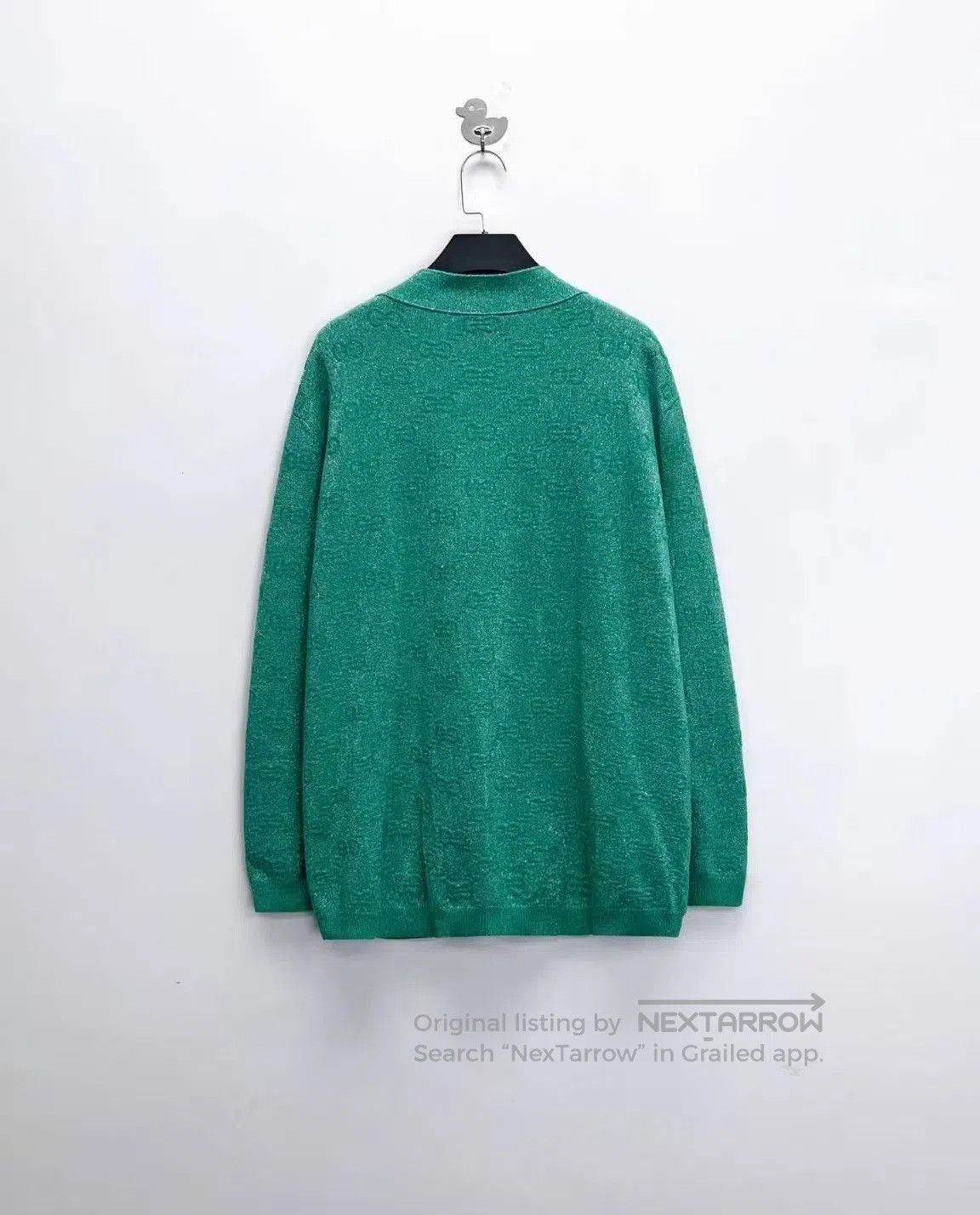 Gucci Gucci Lake Green Double G Knit Cardigan. Size US M / EU 48-50 / 2 - 2 Thumbnail