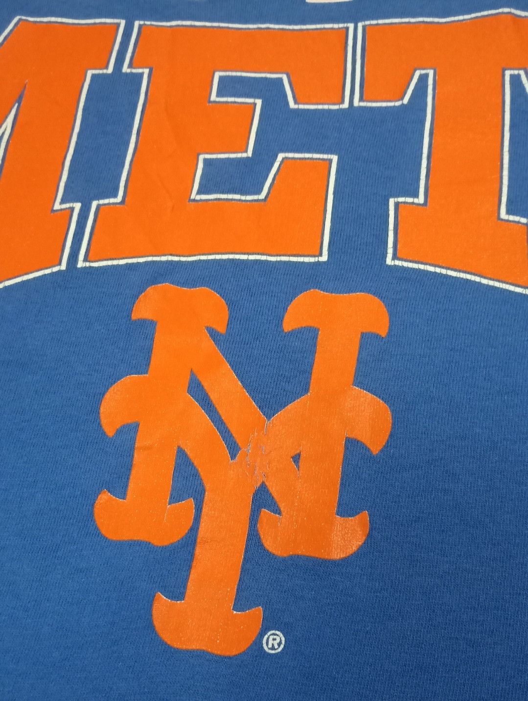 MLB × Vintage Vintage 90s MLB New York Mets T-shirt Size US L / EU 52-54 / 3 - 6 Thumbnail