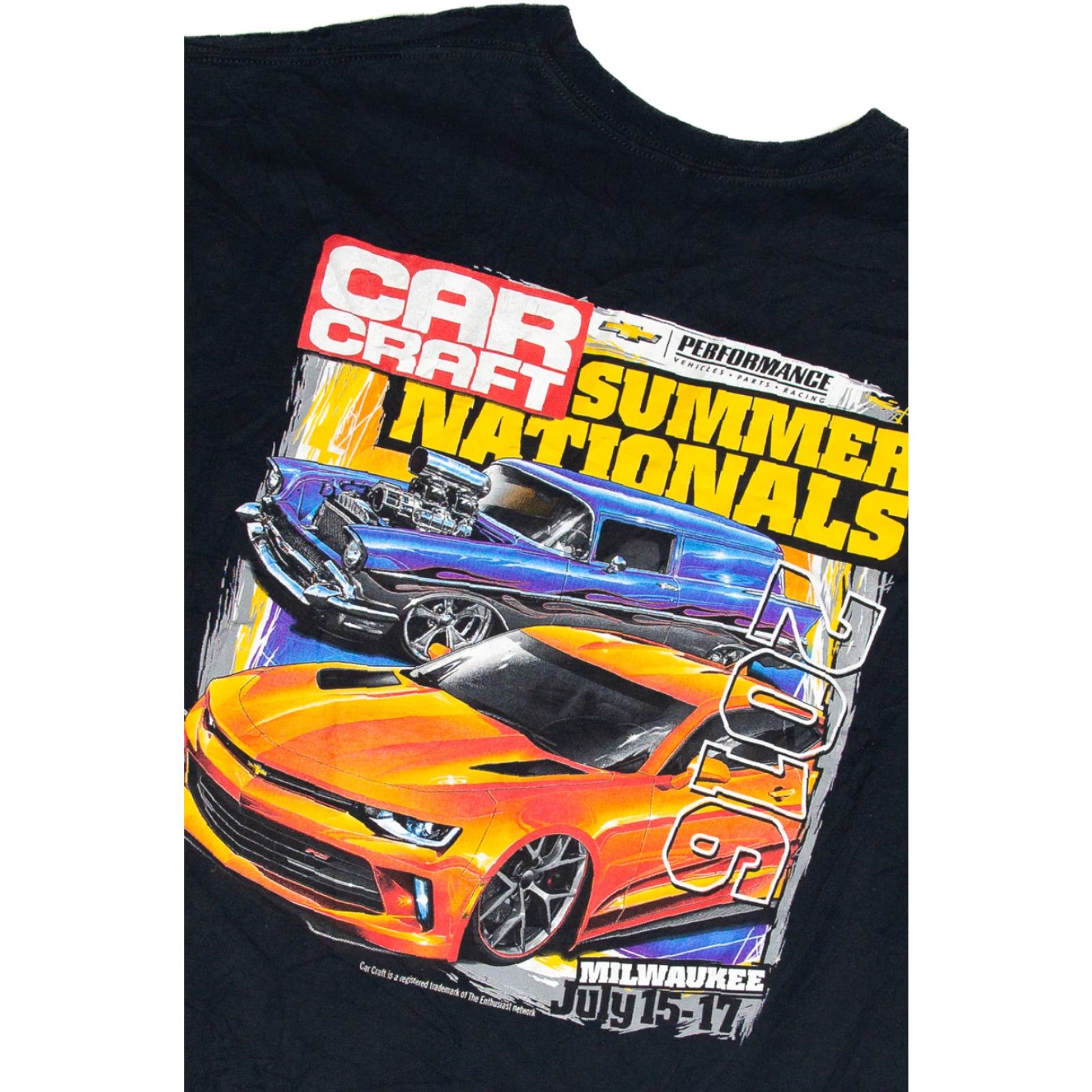 Vintage VINTAGE Car Craft Summer Nationals 2016 Milwaukee T-Shirt XL Black Size US XL / EU 56 / 4 - 4 Thumbnail
