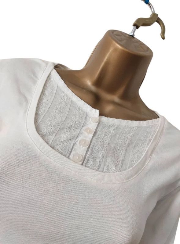 Vintage Vintage 3/4 sleeved top 14 Size L / US 10 / IT 46 - 2 Thumbnail