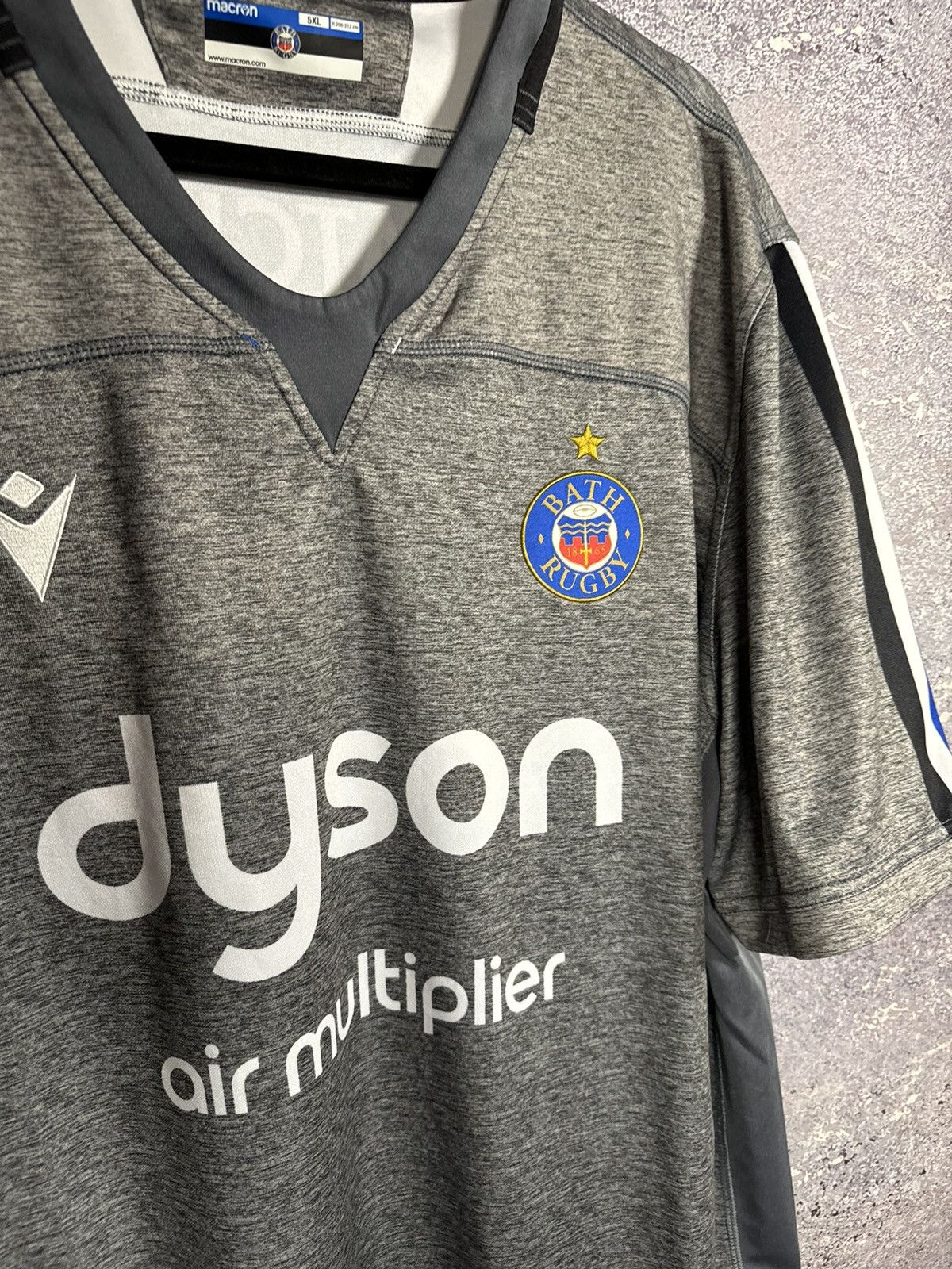 Macron Bath Rugby Union Away Shirt 2022/23 Macron 5XL size Jersey Size US XXL / EU 58 / 5 - 8 Thumbnail