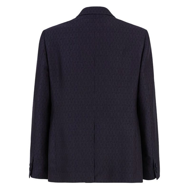 Fendi o1B3y1r0526 Jacket in Midnight Blue Size US XL / EU 56 / 4 - 2 Thumbnail