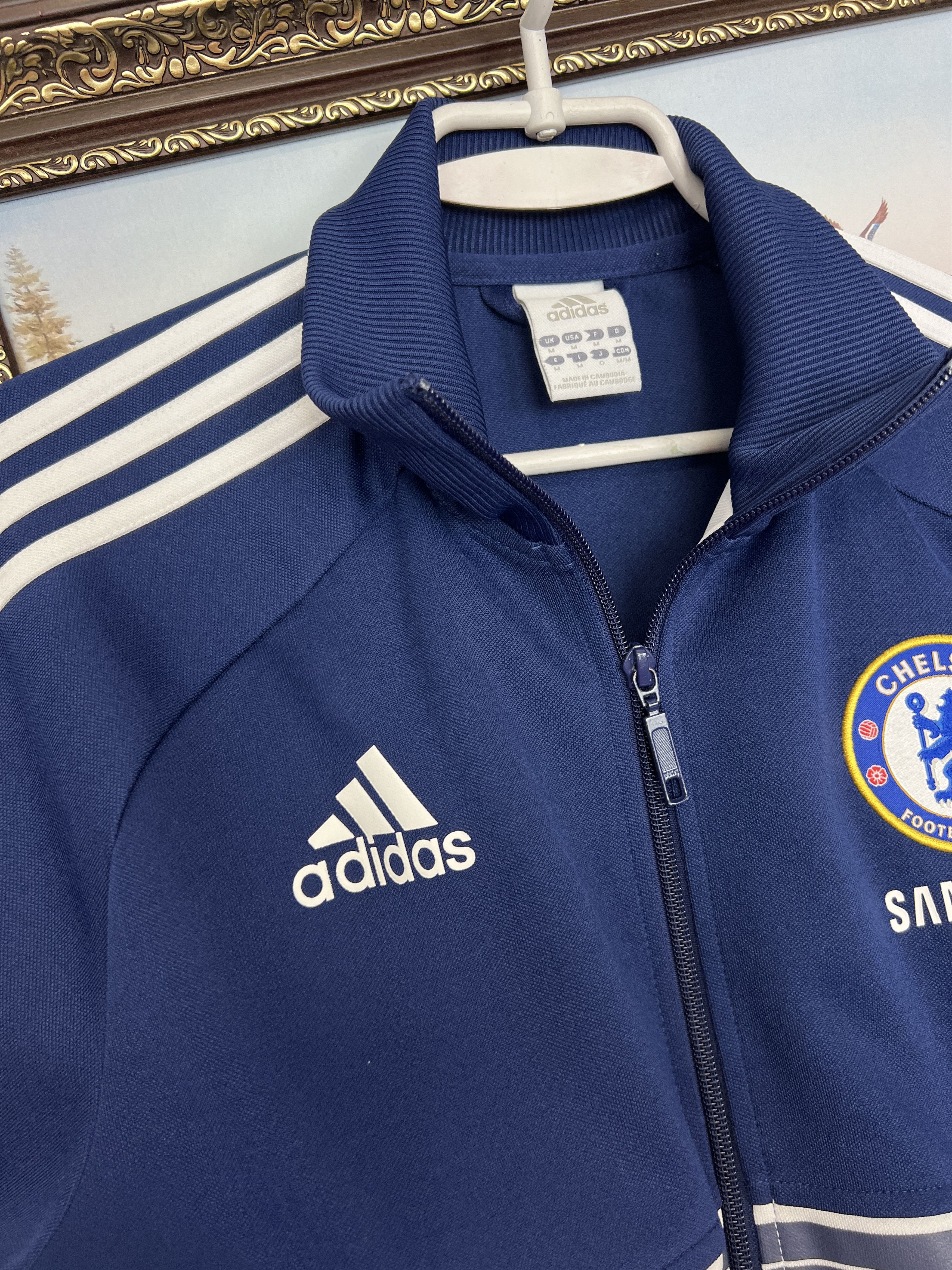 Adidas Vintage Adidas Chelsea Football Jacket Soccer Size US M / EU 48-50 / 2 - 4 Thumbnail