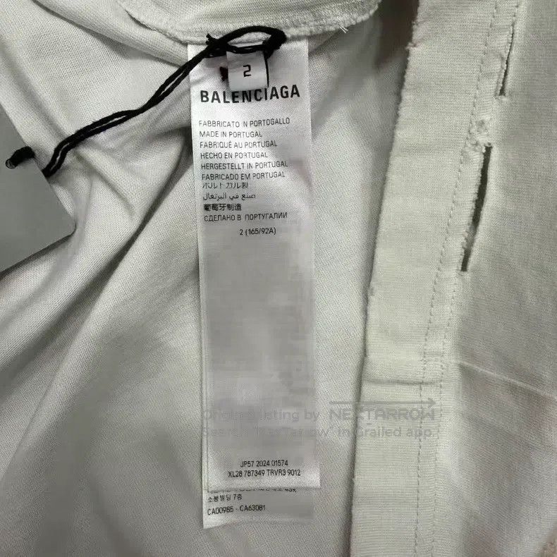 Balenciaga Balenciaga Valentine's Day Series Solid Color Logo Print S Size US M / EU 48-50 / 2 - 5 Thumbnail