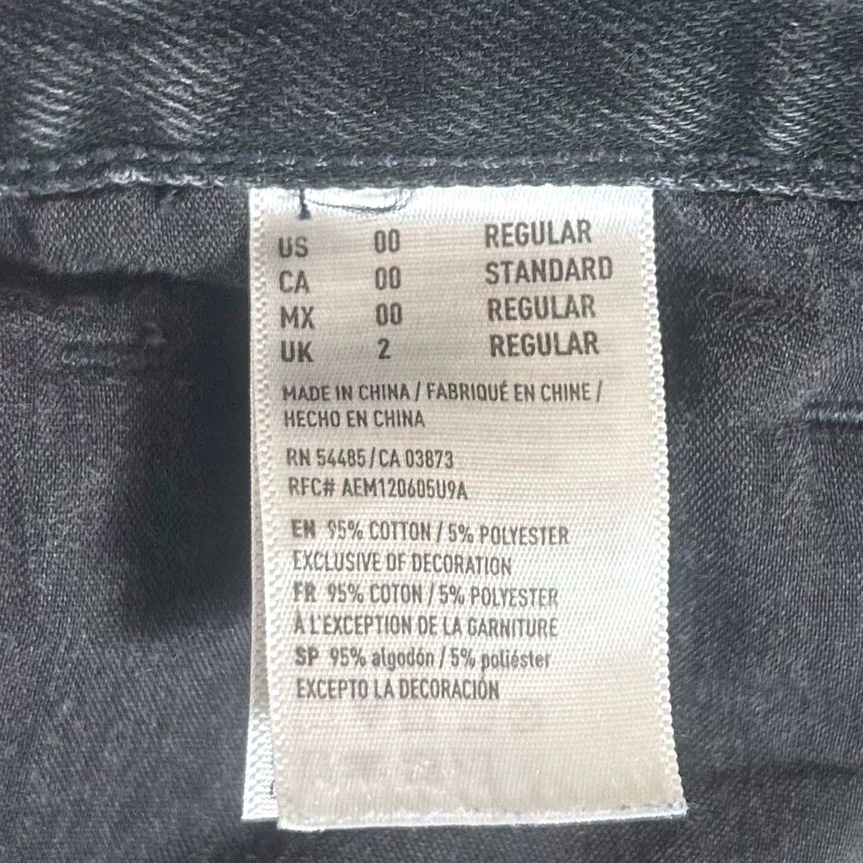 American Eagle Outfitters American Eagle Outfitters Mom Jeans Black Size 0 Mid Rise Denim Pants Women Regular C Size 25" / US 0 / IT 36 - 5 Thumbnail