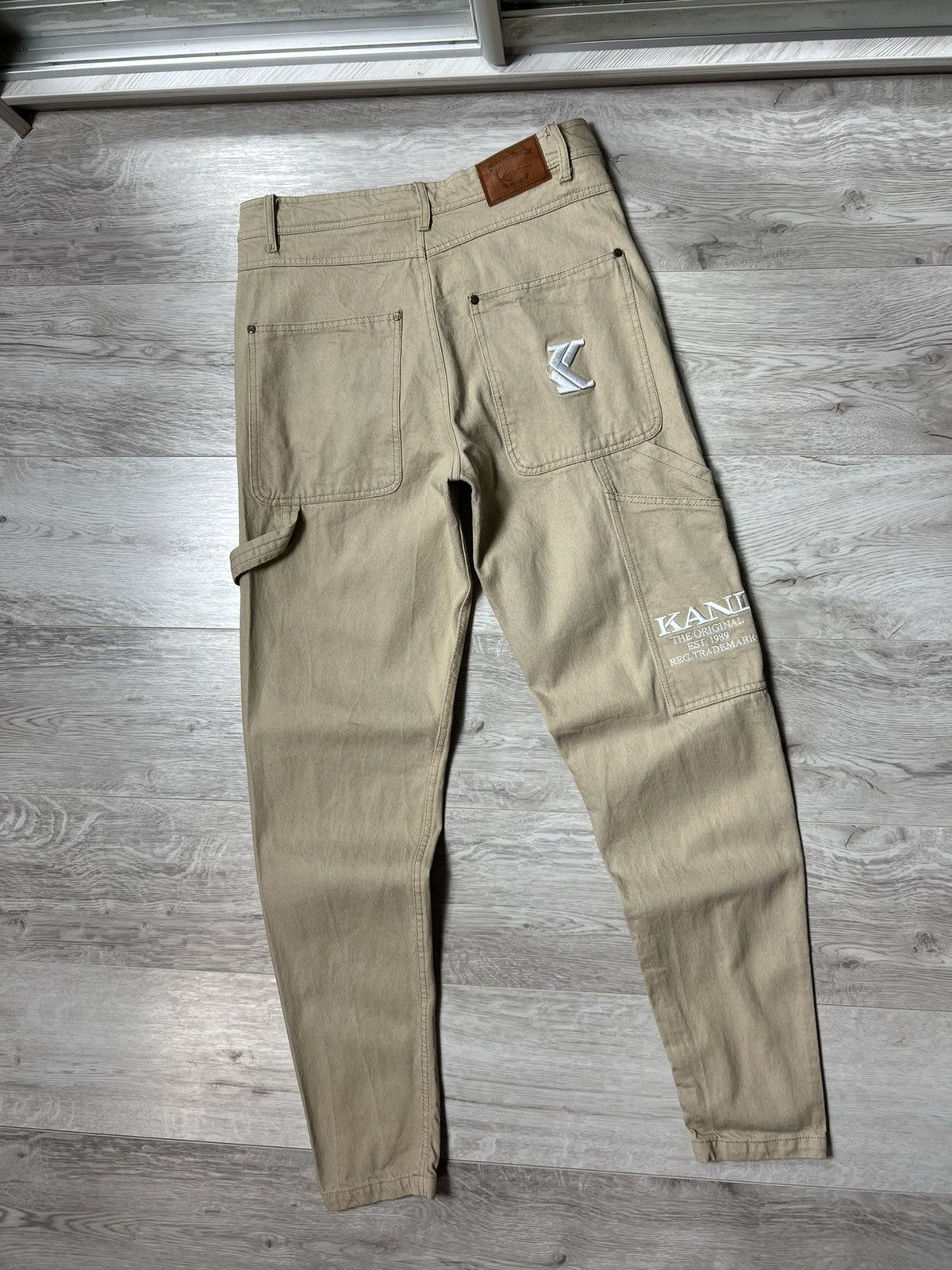 Karl Kani × Vintage Karl Kani Carpenter Denim Pants Logo Jeans Size US 30 / EU 46 - 1 Thumbnail