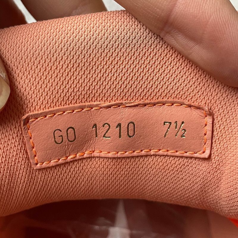 Louis Vuitton Virgil Louis Vuitton Orange Fashion Sneakers - Size US 8 / EU 41 - 5 Thumbnail