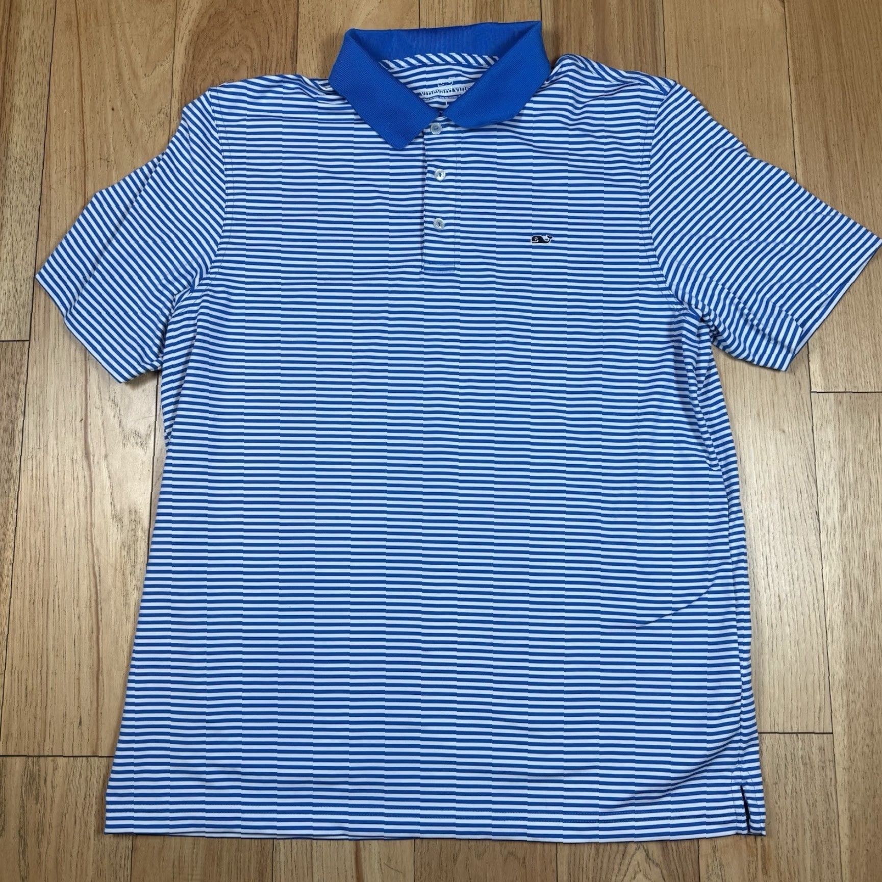 Vineyard Vines VINEYARD VINES Polo Shirt Men’s L Blue Stripe Stretch Golf Athletic Light Shirt Men L Blue Stripe Stretch Golf Athletic Light Size US L / EU 52-54 / 3 - 2 Thumbnail