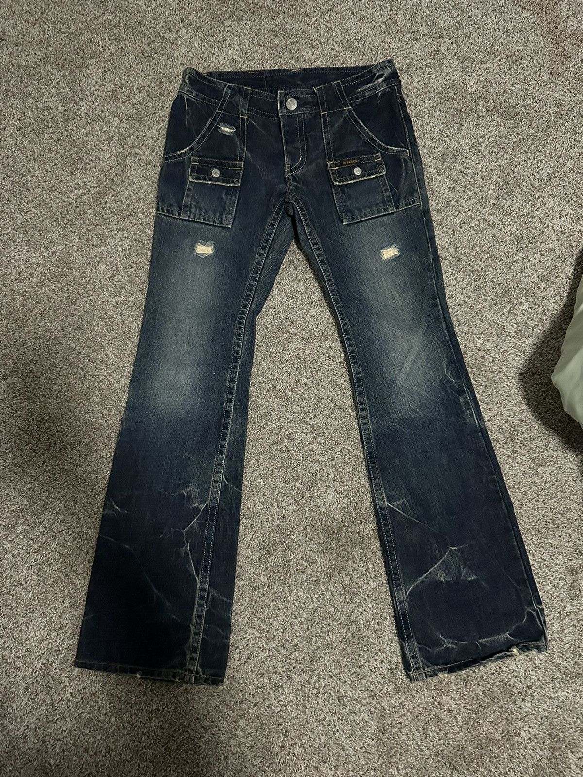 Hysteric Glamour Hysteric Glamour Vintage Flared Cargo Denim Size US 30 / EU 46 - 1 Thumbnail