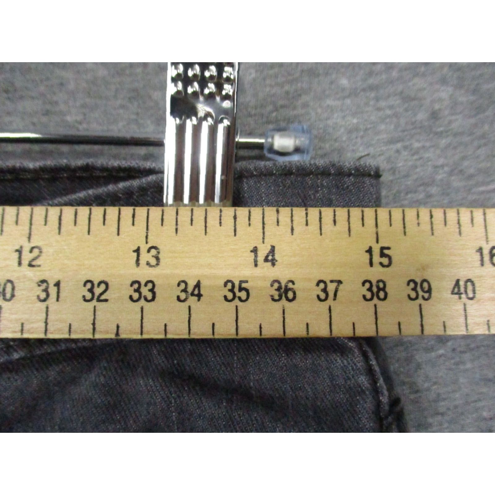 Levi's Levi's 511 Jeans Men Slim Straight 31 x 32 Gray Charcoal Wash Denim Cotton 5-Pocket Zip Size US 31 - 3 Thumbnail
