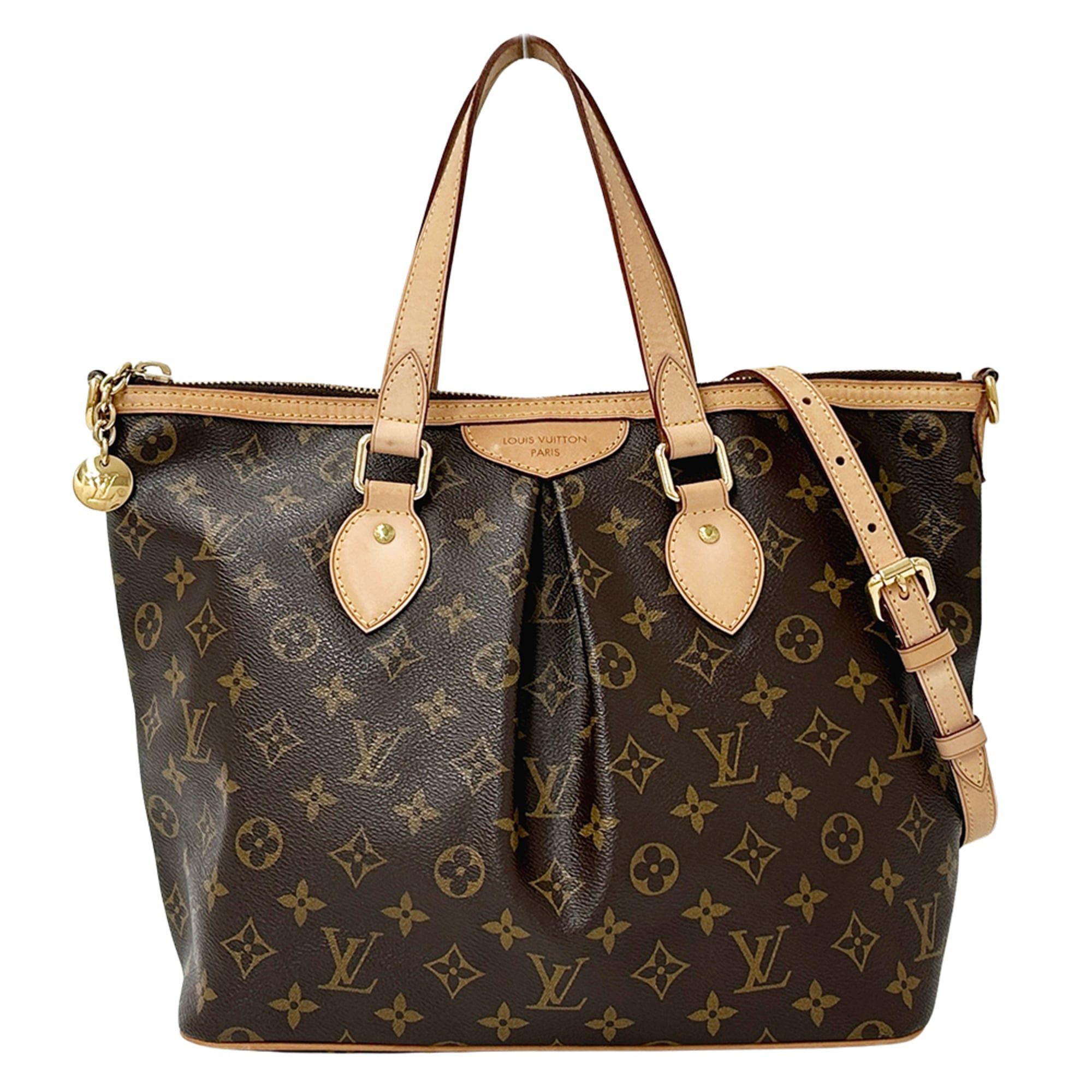 Louis Vuitton Louis Vuitton handbag, Monogram, women's, brand, handbag/shoulder bag, 2-way, Palermo PM M40145, brown Size ONE SIZE - 1 Thumbnail