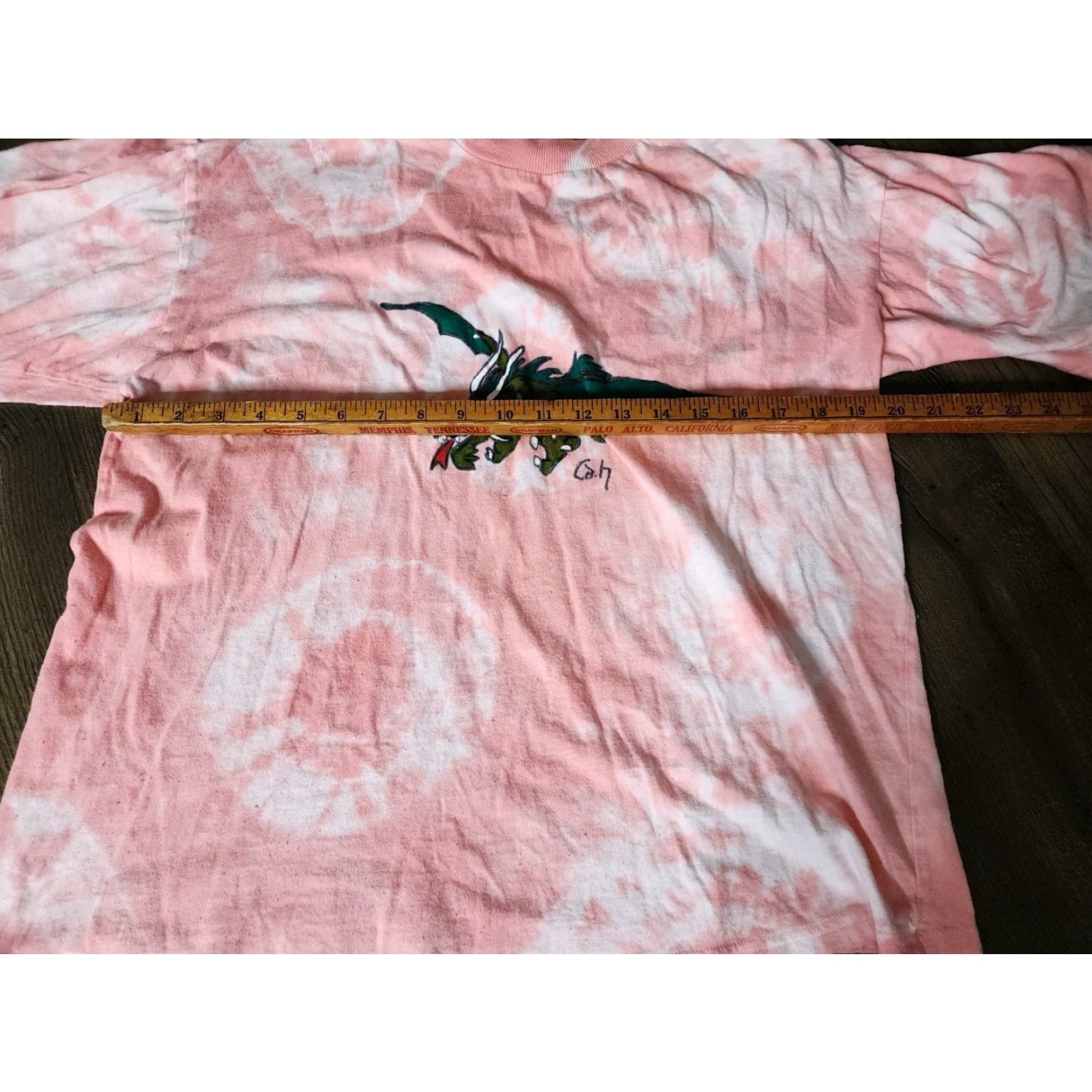 Vintage VINTAGE 90s New Issue Dragon T-Shirt Mens M Pink Short Sleeve Crew Neck Graphic Print Size US M / EU 48-50 / 2 - 5 Thumbnail