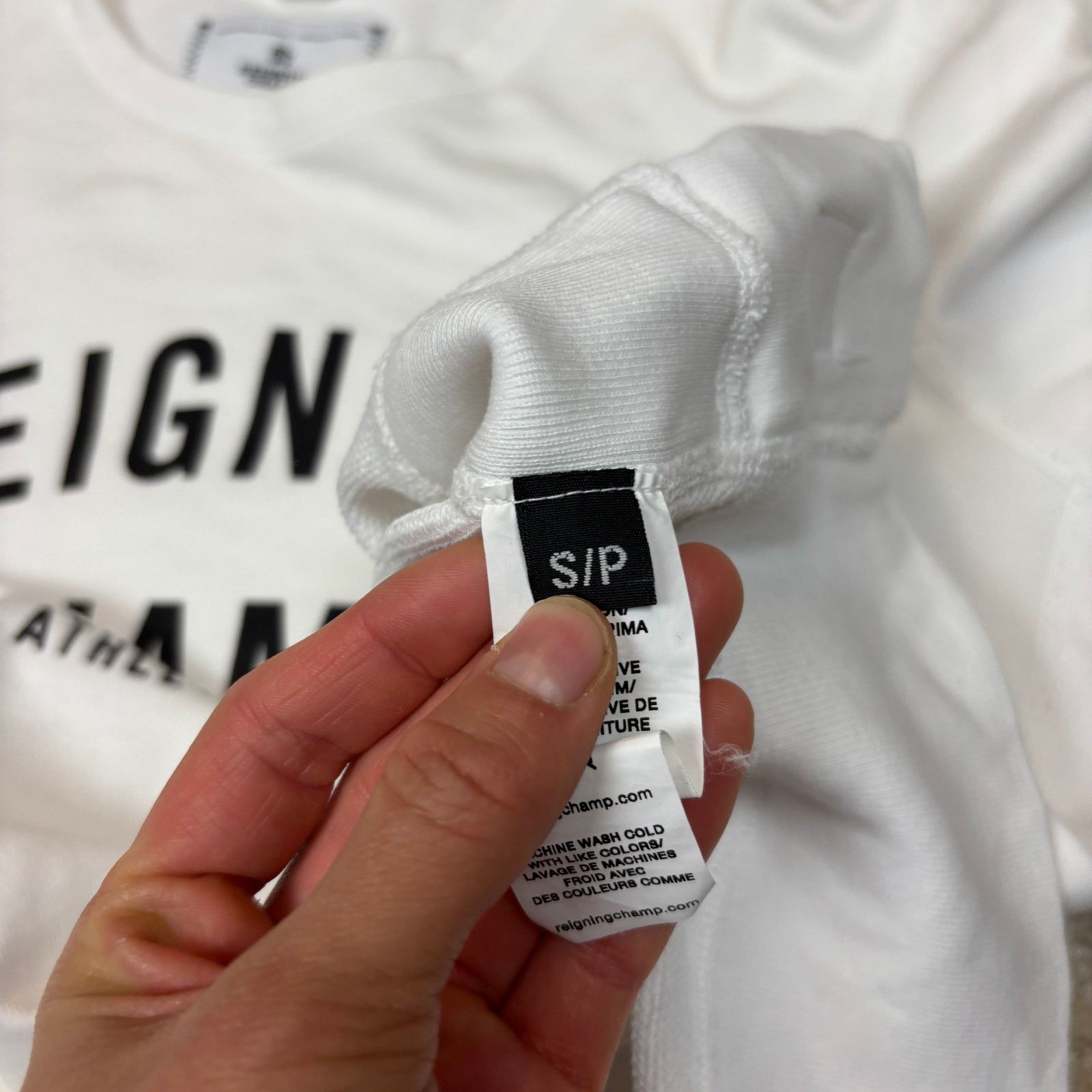Reigning Champ Reigning Champ Gym Logo Crewneck Sweatshirt Pullover Men's S Size US S / EU 44-46 / 1 - 7 Thumbnail