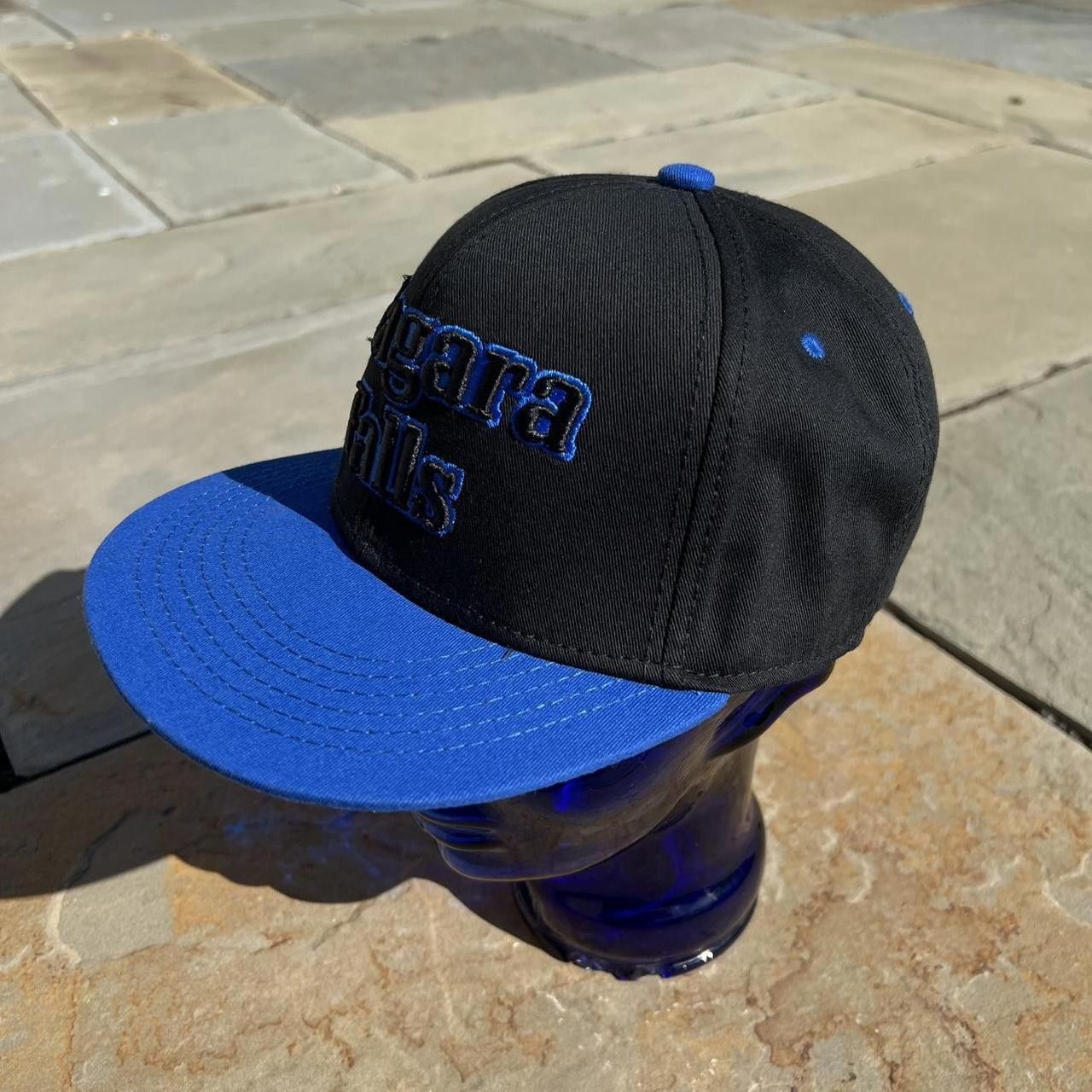 Other NWT Niagara Falls Two Tone Royal Blue Black Snap Back Hat Size ONE SIZE - 3 Thumbnail