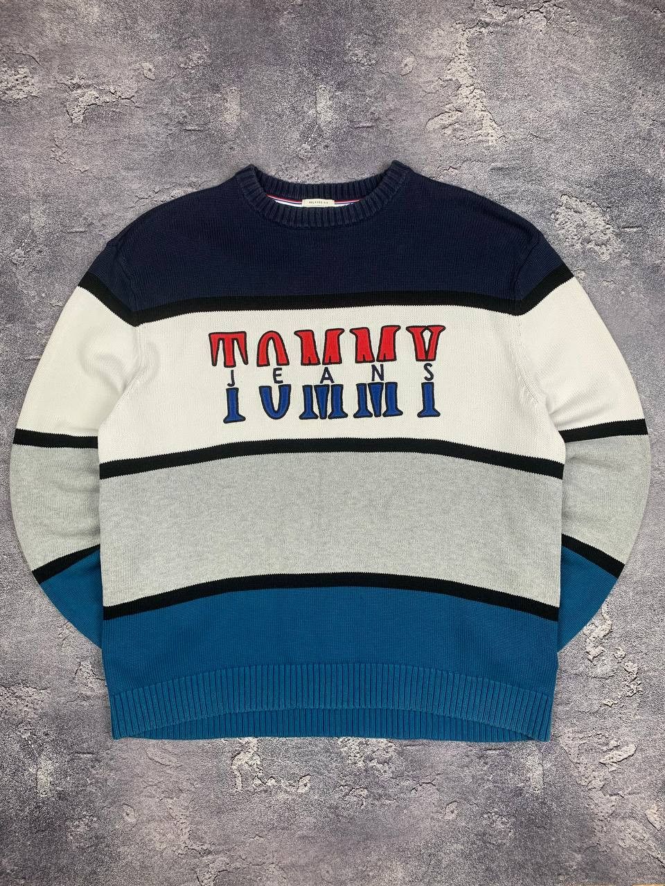 Tommy Jeans Tommy Jeans Sweater L Multicolor Logo Retro Colorblock Size US L / EU 52-54 / 3 - 1 Thumbnail