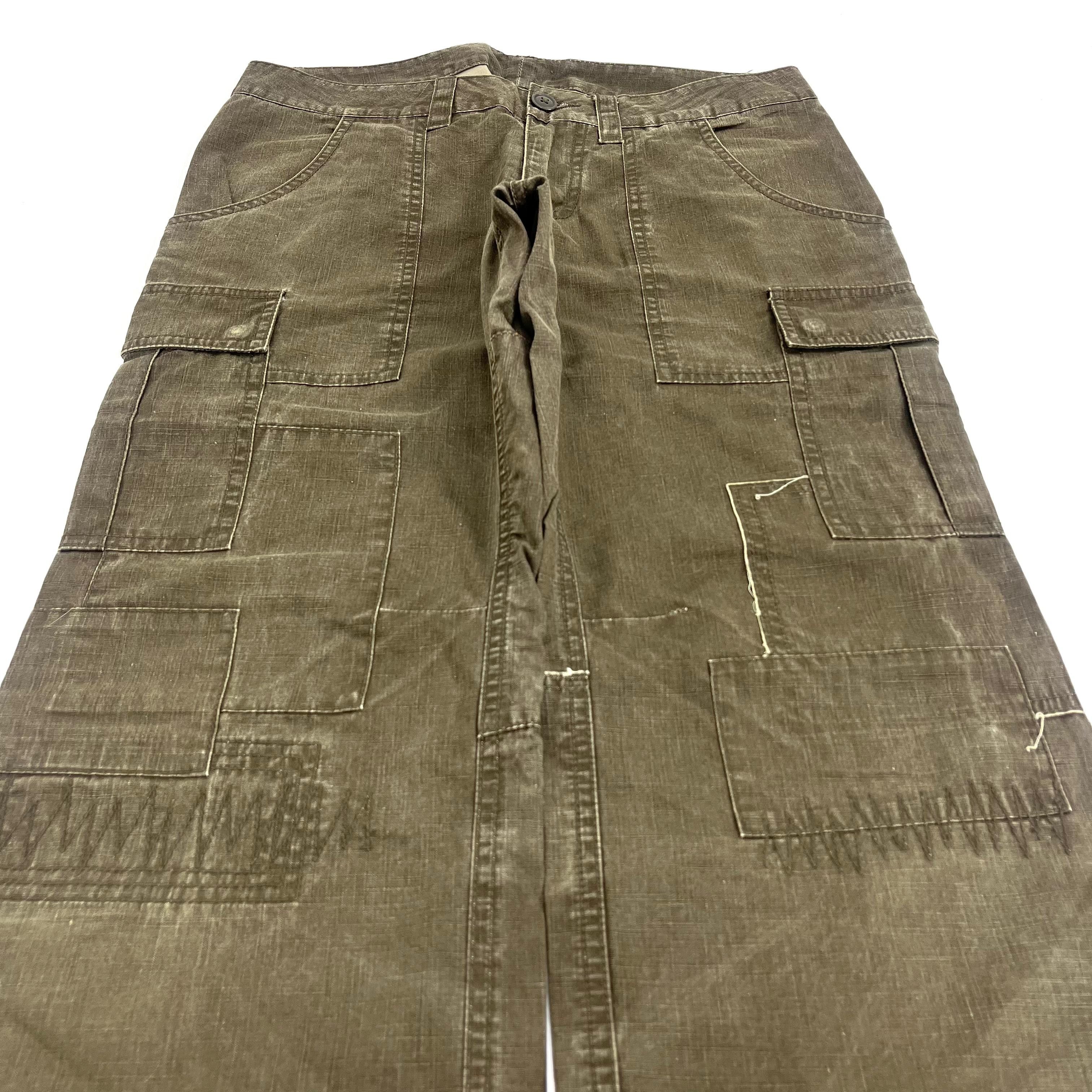 291295=Homme VTG 291295=Homme Cargo Faith Military Goa Rock Style Pants Size US 32 / EU 48 - 4 Thumbnail