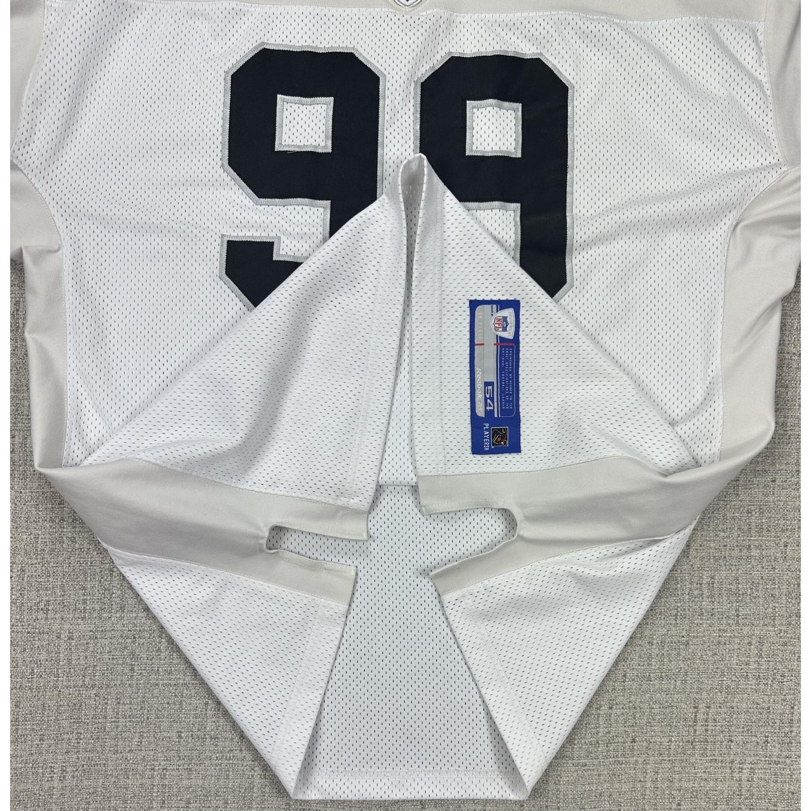 Reebok Reebok Authentic Warren Sapp Oakland Raiders Jersey Stitched Size US XXL / EU 58 / 5 - 7 Thumbnail