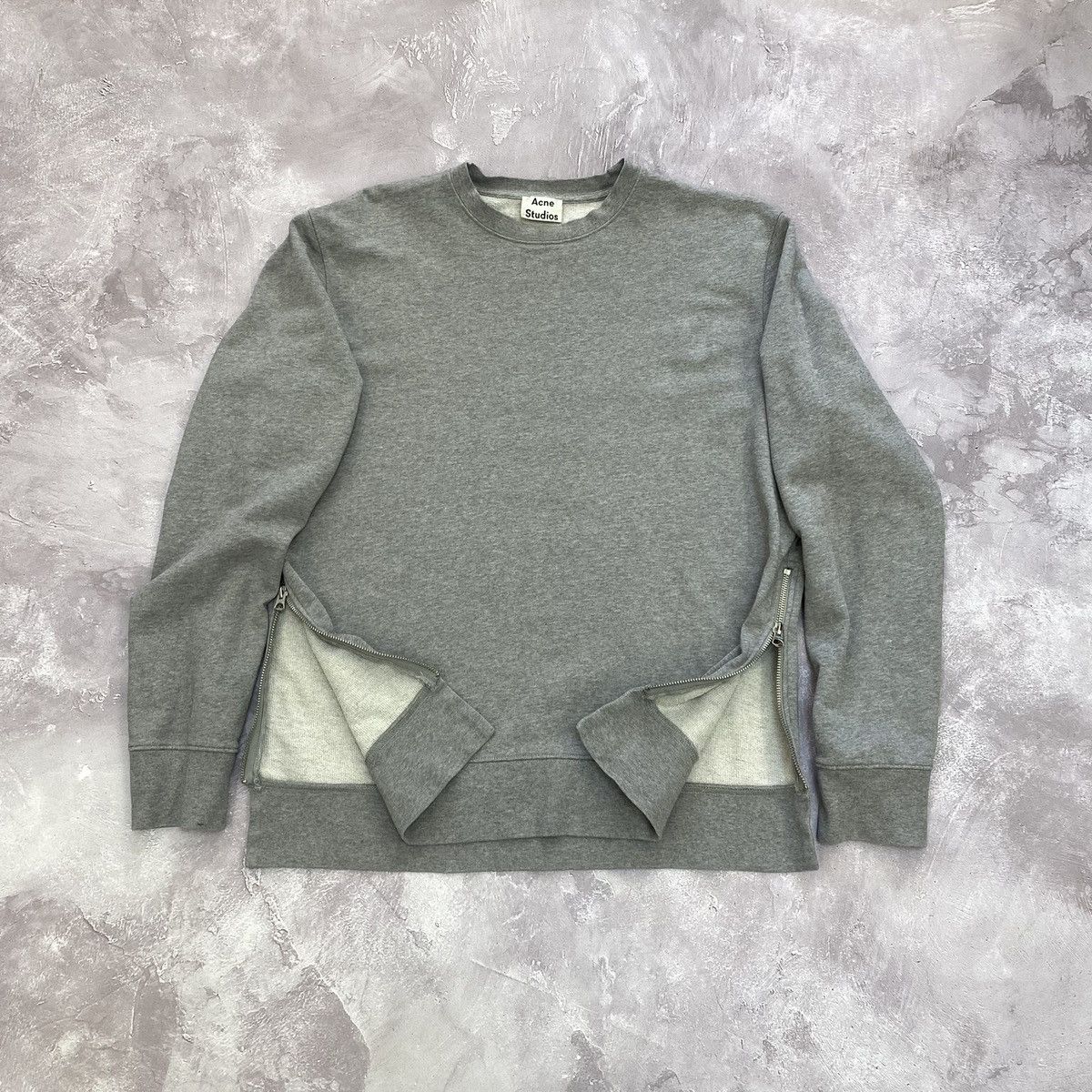 Acne Studios Acne Studios Flinton Paw15 Zipper Sweatshirt Crewneck Basic Size US M / EU 48-50 / 2 - 1 Thumbnail