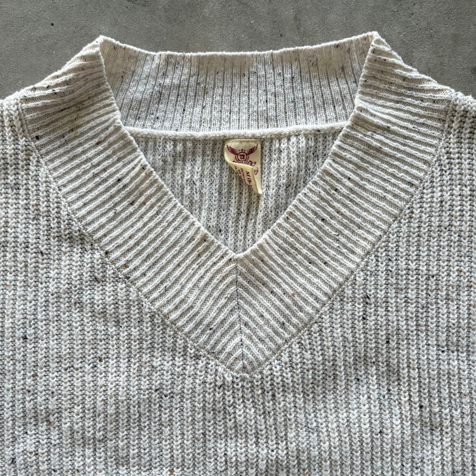 Faded Glory Faded Glory Cotton Women’s V-Neck Slit Sweater Size M / US 6-8 / IT 42-44 - 2 Thumbnail