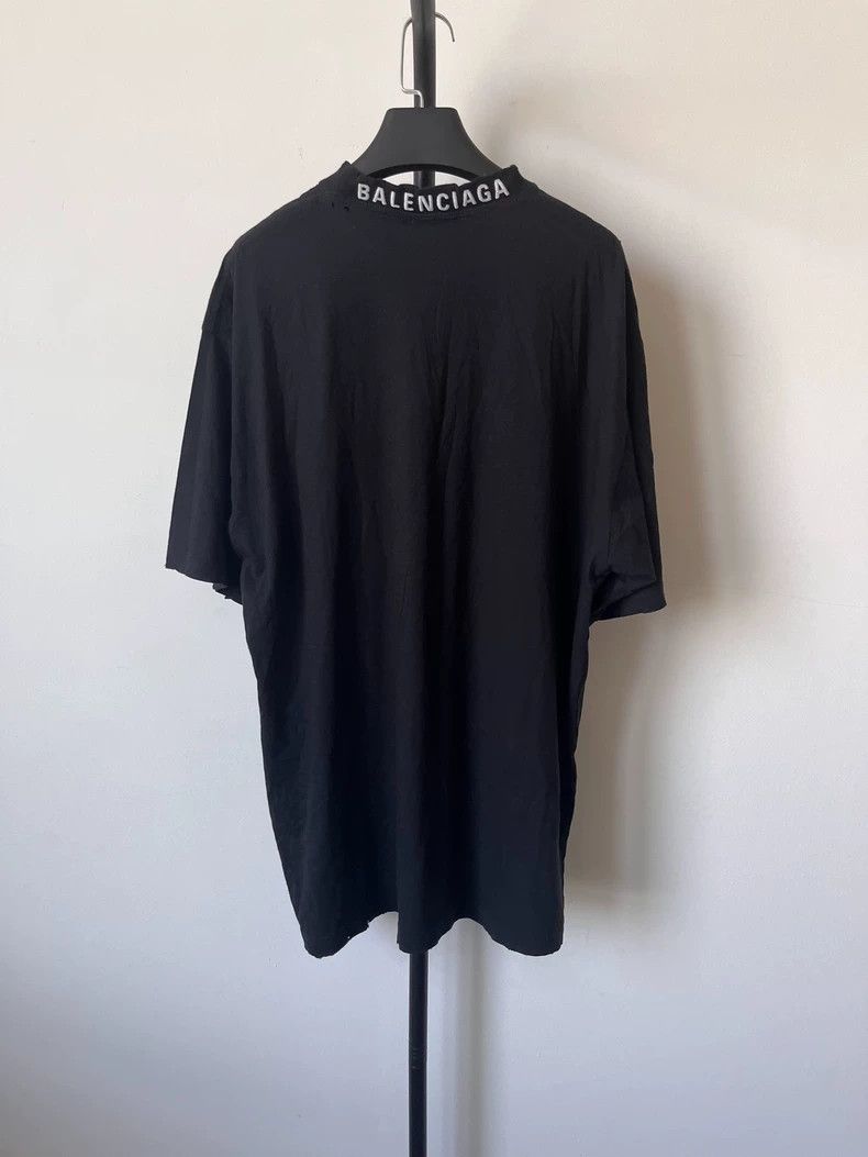 Balenciaga Balenciaga Letter Printed Casual Five Quarter Sleeve Drop Size S / US 4 / IT 40 - 2 Thumbnail