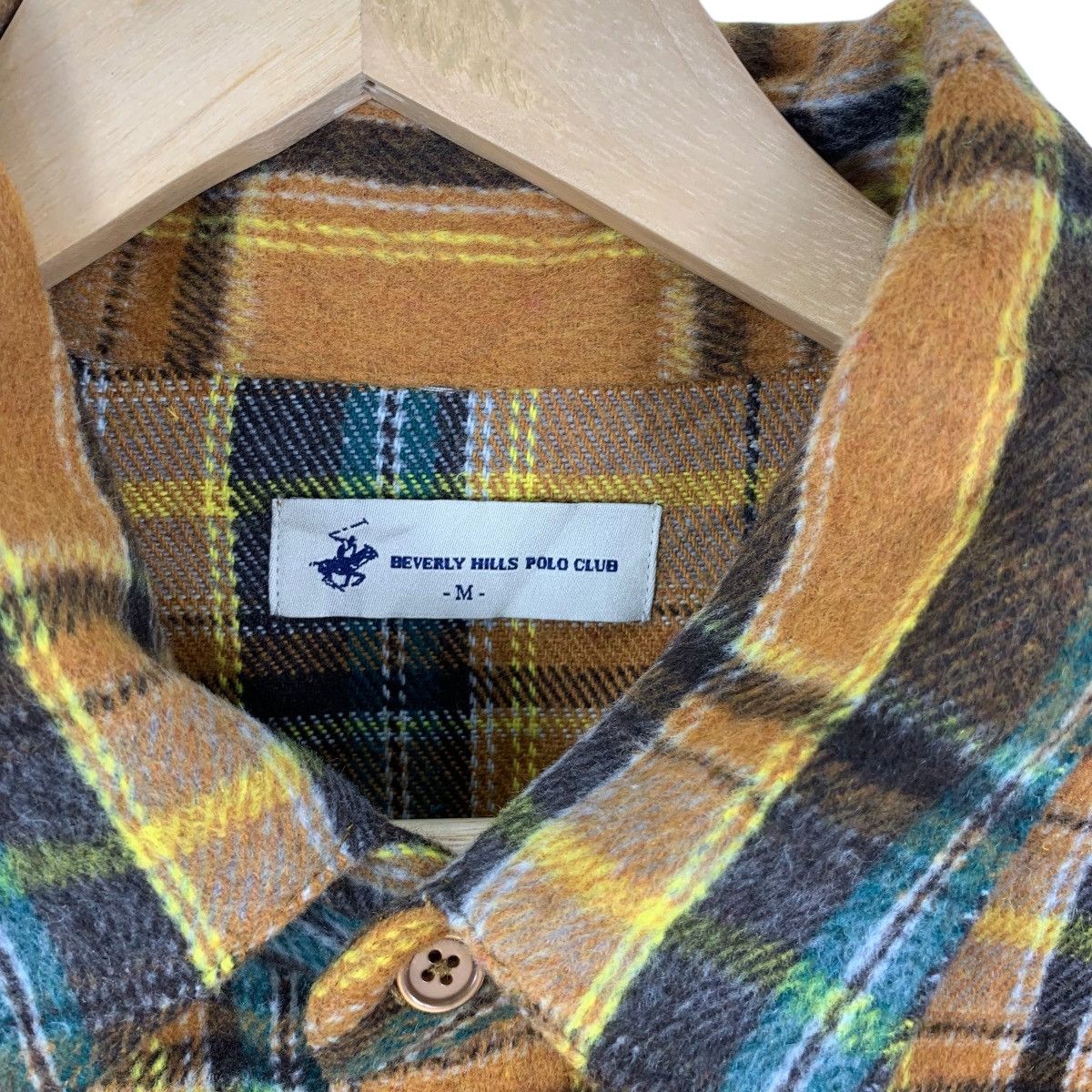Beverly Hills Polo Club Vintage BEVERLY HILLS POLO CLUB Tartan Button Up Baggy Tee Size M / US 6-8 / IT 42-44 - 8 Thumbnail