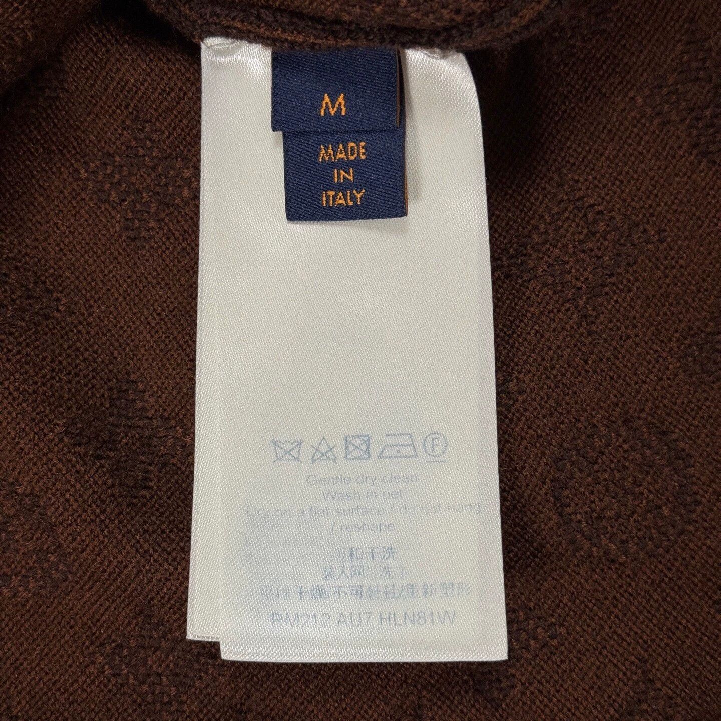 Louis Vuitton LV Brown terry cloth print hooded sweatshirt Size US M / EU 48-50 / 2 - 6 Thumbnail