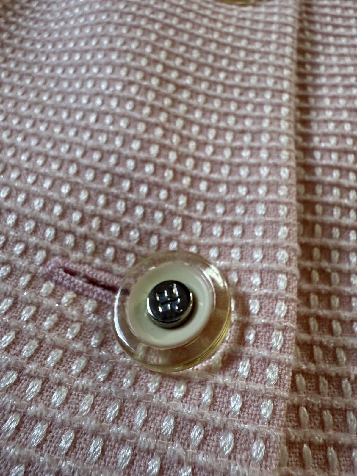 Courreges Vintage Couregges Pastel Pink Cropped Tweed Blazer Jacket Size M / US 6-8 / IT 42-44 - 13 Thumbnail