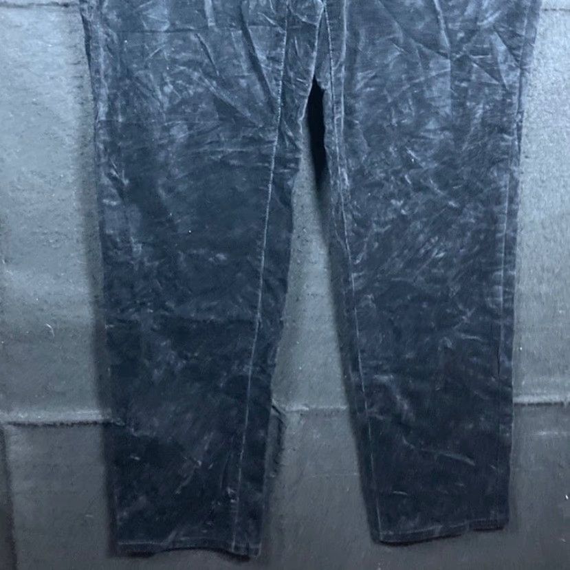 Velvet J Jill Womens Pants Black Pull On Mid Rise Velvet Straight Stretch Medium Tall Pants Size 24" / US 00 / IT 34 - 3 Thumbnail