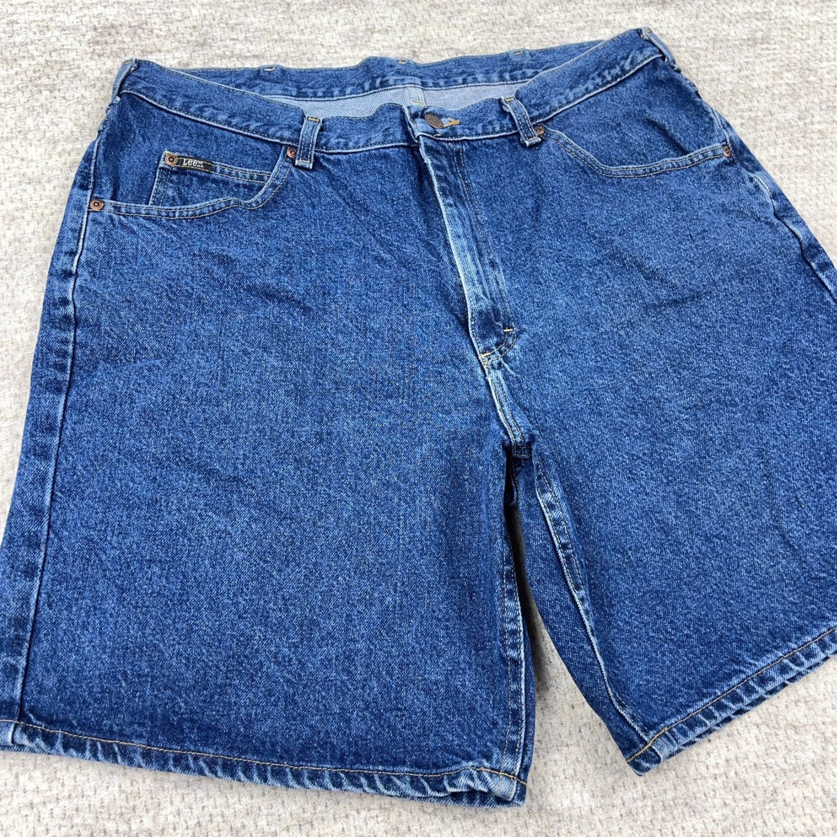 Lee VINTAGE Lee Shorts Mens 40 Denim Relaxed 5-Pocket Blue 90s Jeans Size US 40 / EU 56 - 6 Thumbnail