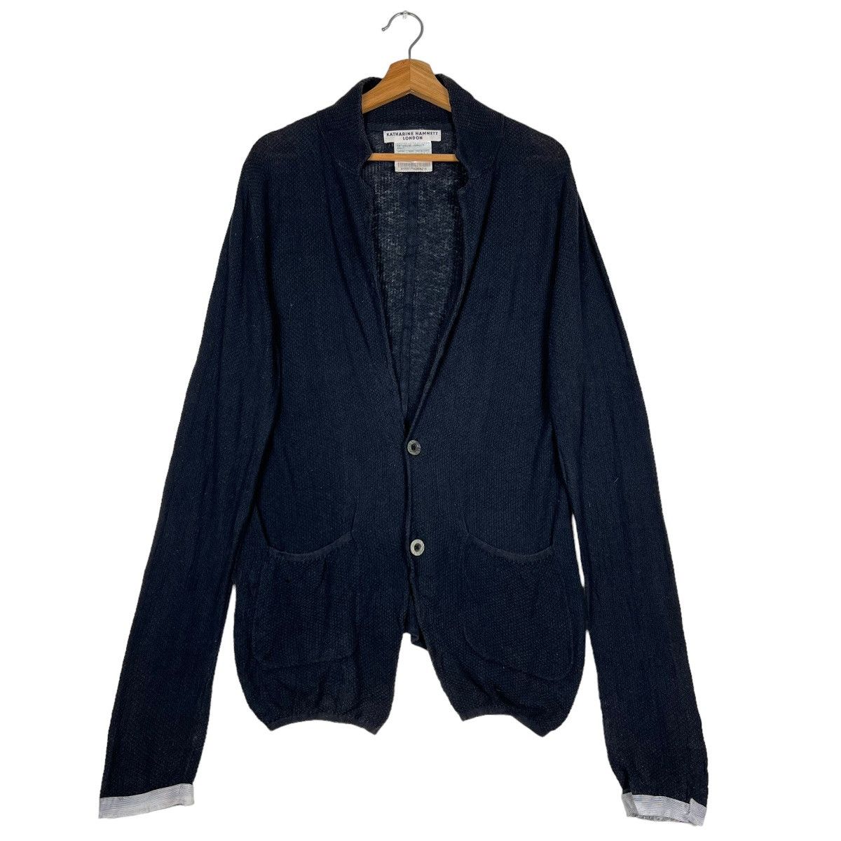 Katharine Hamnett London 🔥 VINTAGE KATHARINE HAMNETT LONDON CARDIGAN Size US L / EU 52-54 / 3 - 1 Thumbnail