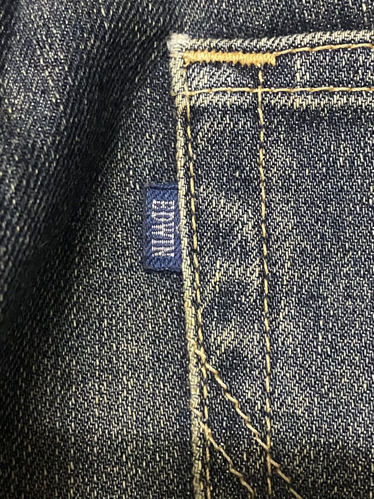 Edwin Vintage Japanese Brand Mud Wash Style Loose Jeans Size US 31 - 14 Thumbnail