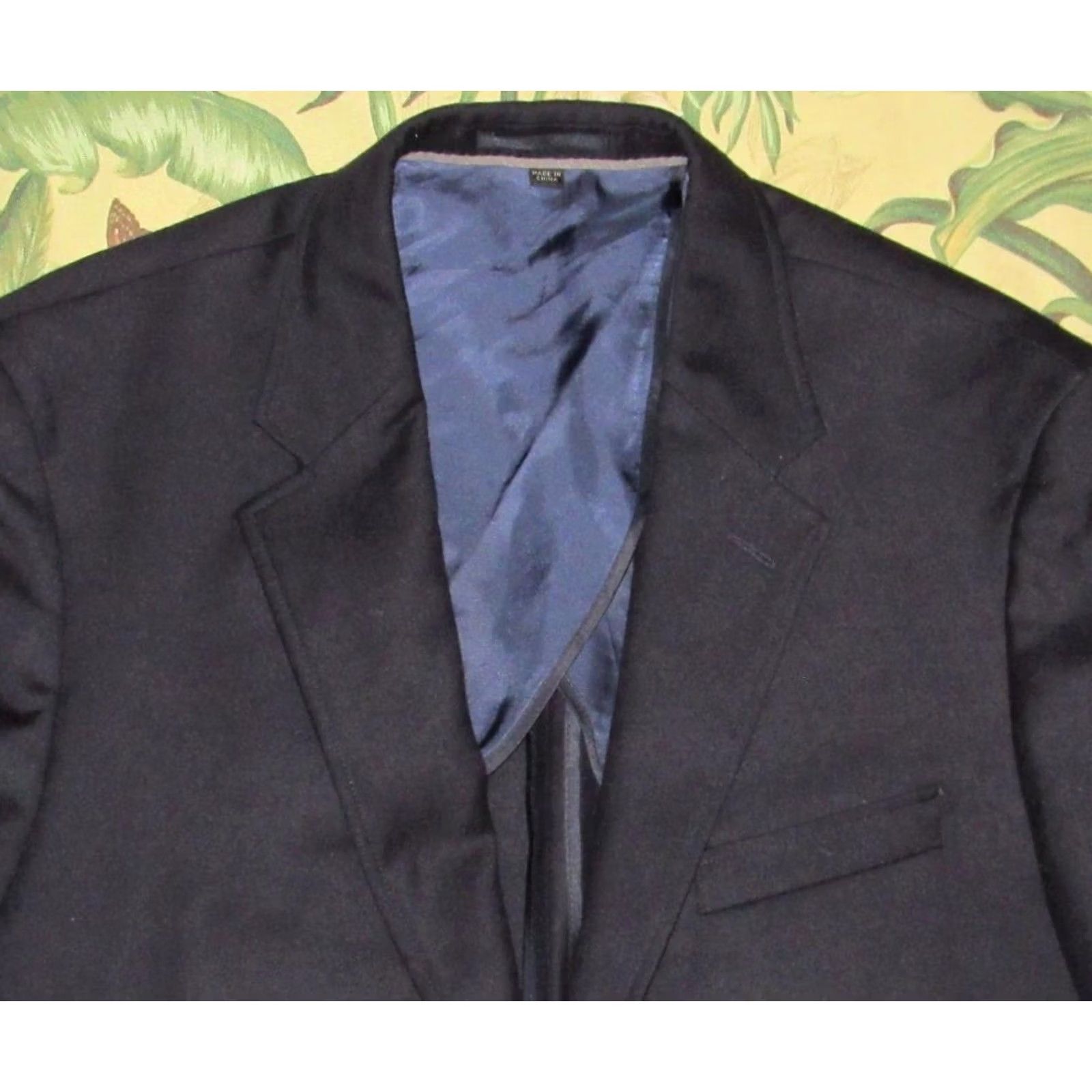 Vintage J CREW Ludlow Slim Fit Legacy Blazer In American Wool 44R Men Blazer Blue 44R Size 44R - 2 Thumbnail