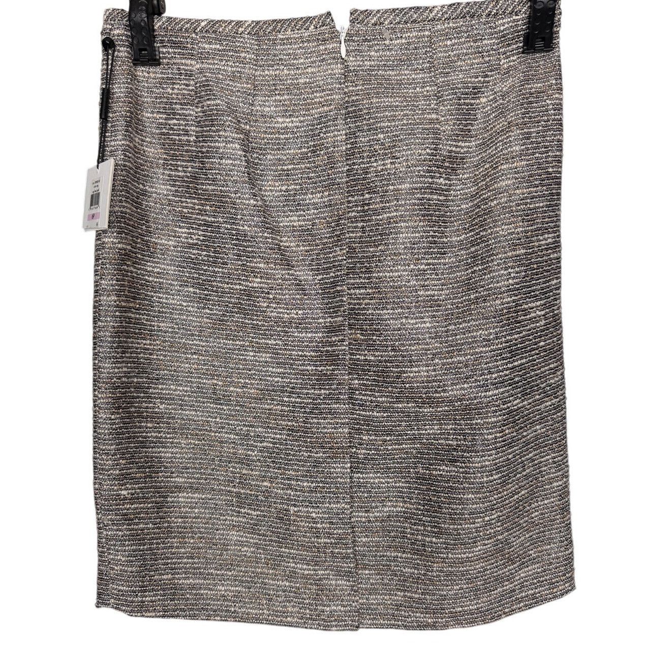 Calvin Klein Calvin Klein Tan Gold Shiny Pencil Skirt Work Formal 8P NWT Size 30" / US 8 / IT 44 - 2 Thumbnail
