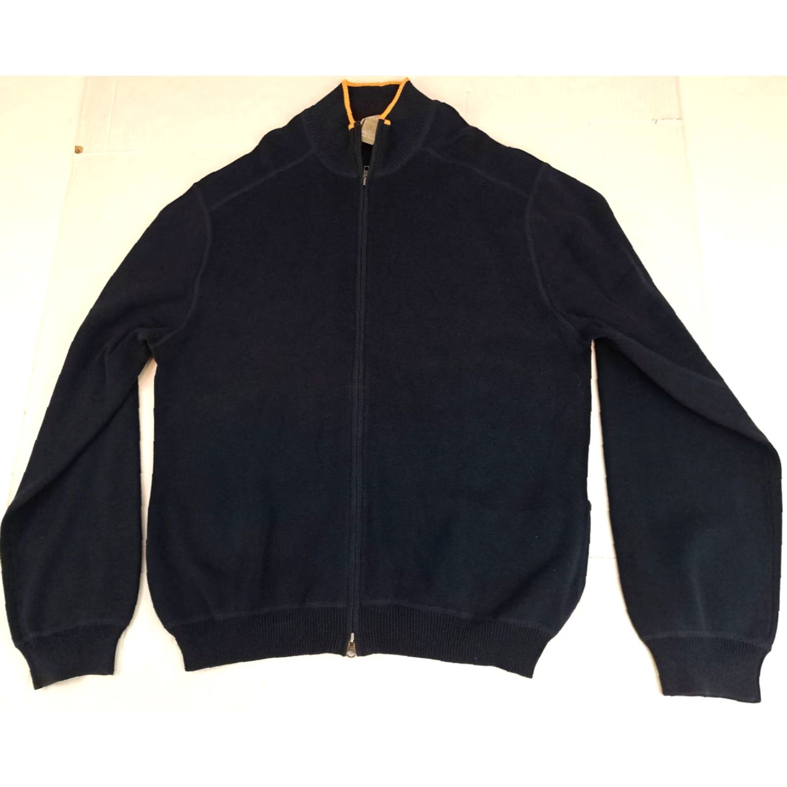 X-LARGE VINTAGE Field Gear Cardigan Sweater X-Large Blue Cotton Knit Full Zip Long Sleeve V-Neck Pockets Unisex Adults Winter Fall Casual Shirt? Size US XL / EU 56 / 4 - 3 Thumbnail
