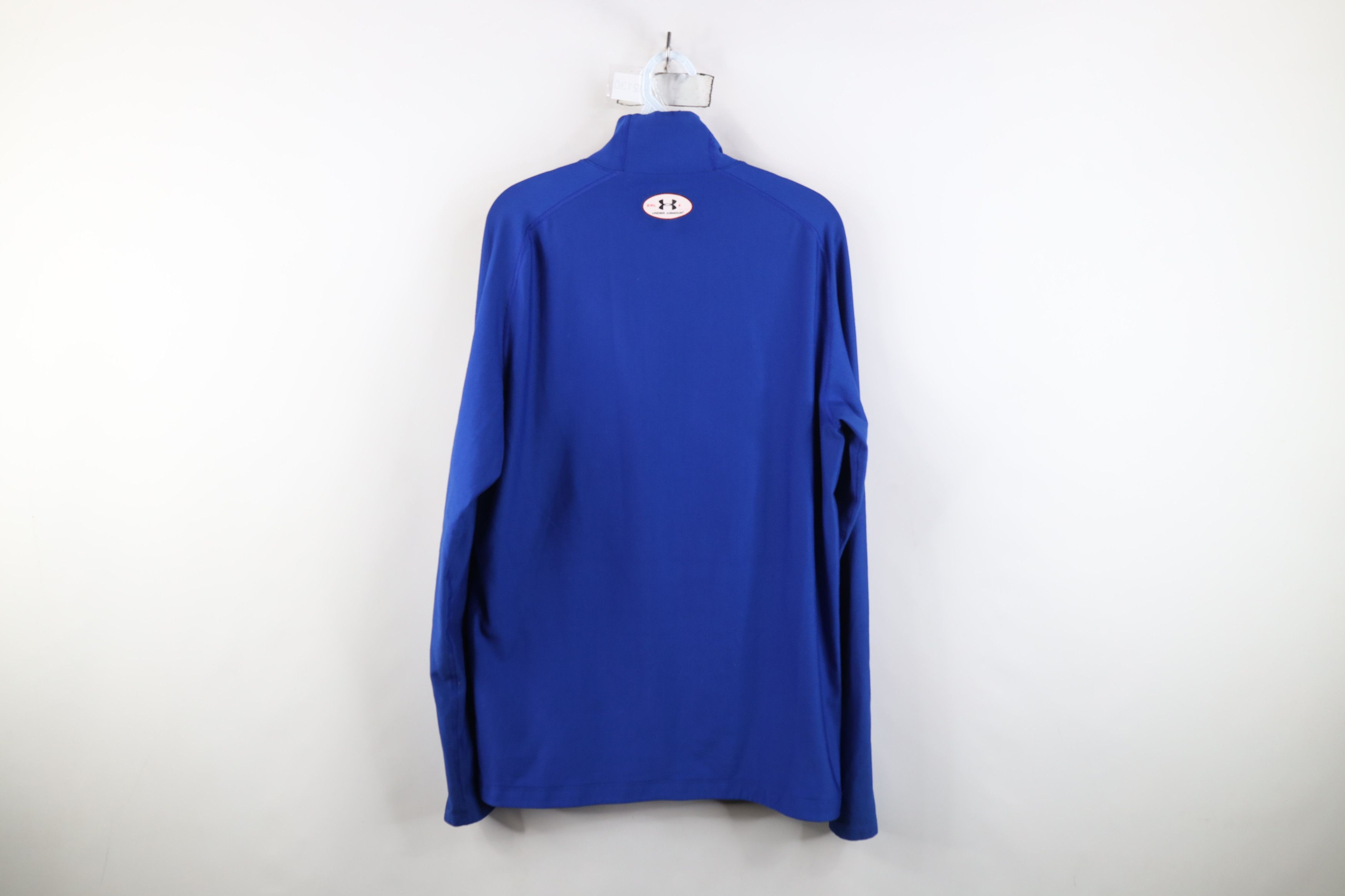 Under Armour Under Armour ColdGear Compression Mock Neck T-Shirt Blue Size US XXL / EU 58 / 5 - 12 Thumbnail