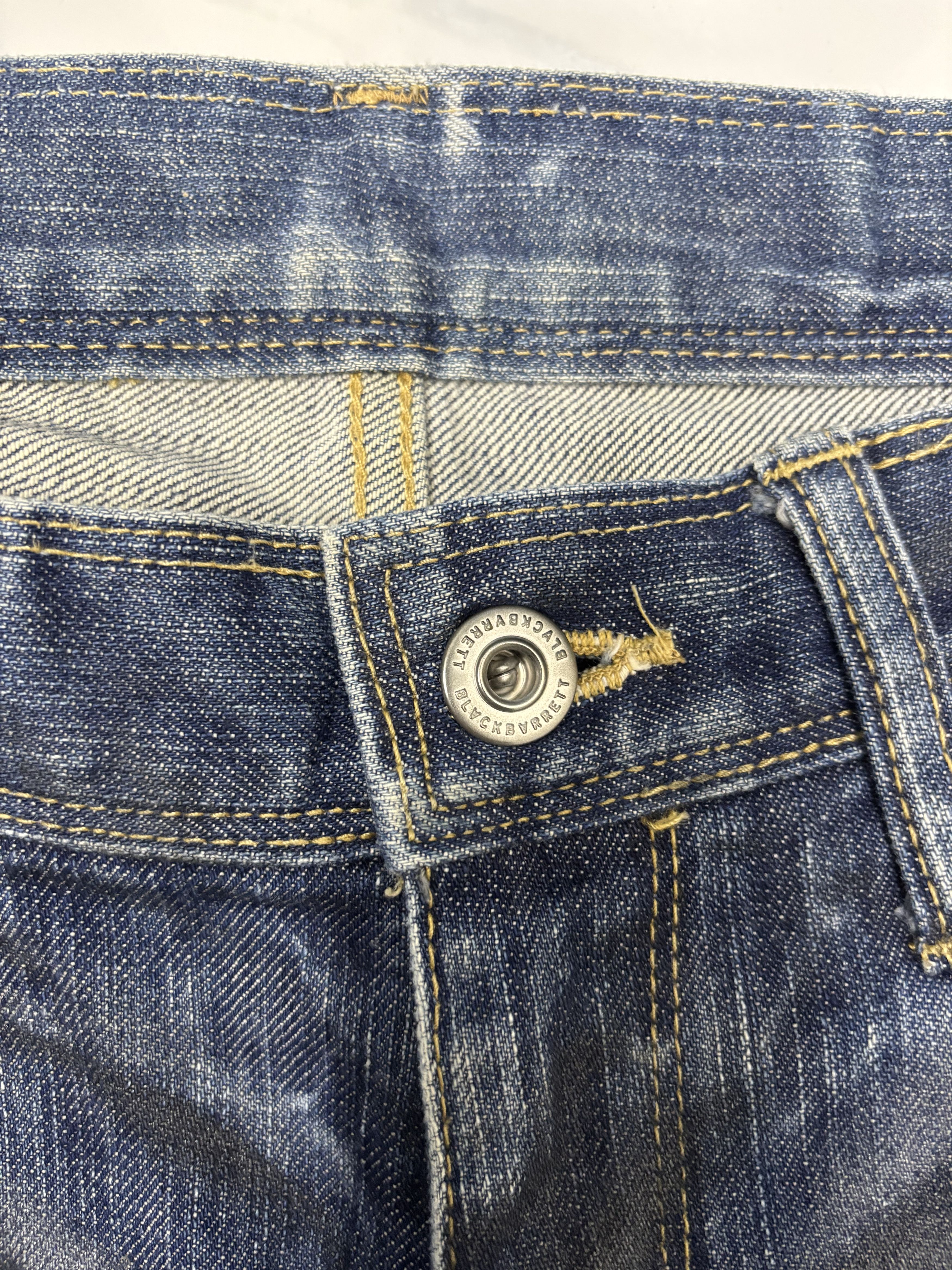 Black Barrett Black Barrett by Neil Barrett Whisker Denim Jeans Size US 32 / EU 48 - 9 Thumbnail