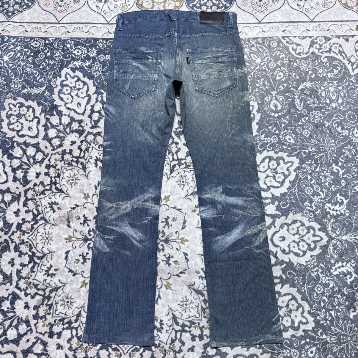 Tornado Mart Tornado Mart Whisker Denim Flare Jeans Size US 30 / EU 46 - 21 Thumbnail